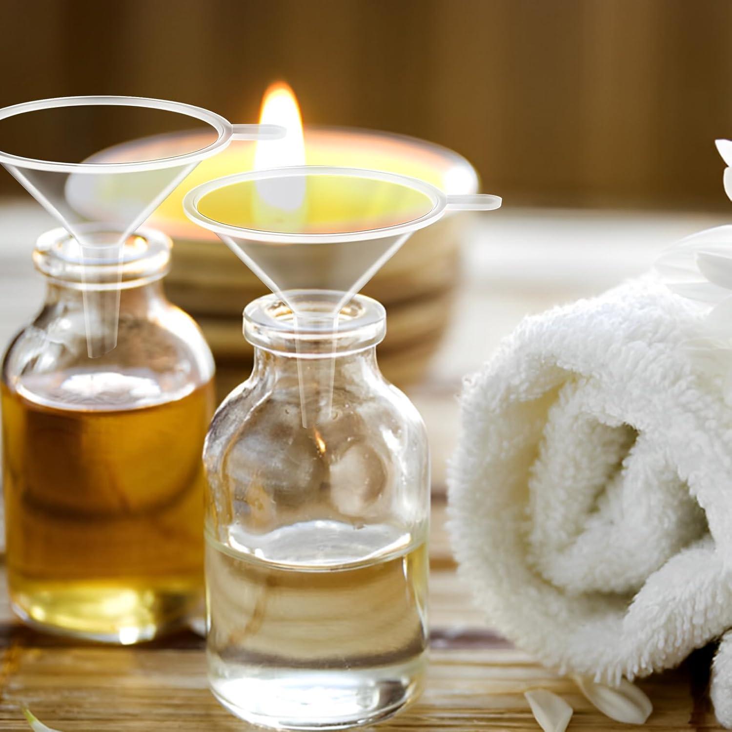 Paquete de 200 embudos de plástico CYEAH 5.49 cm para botellas