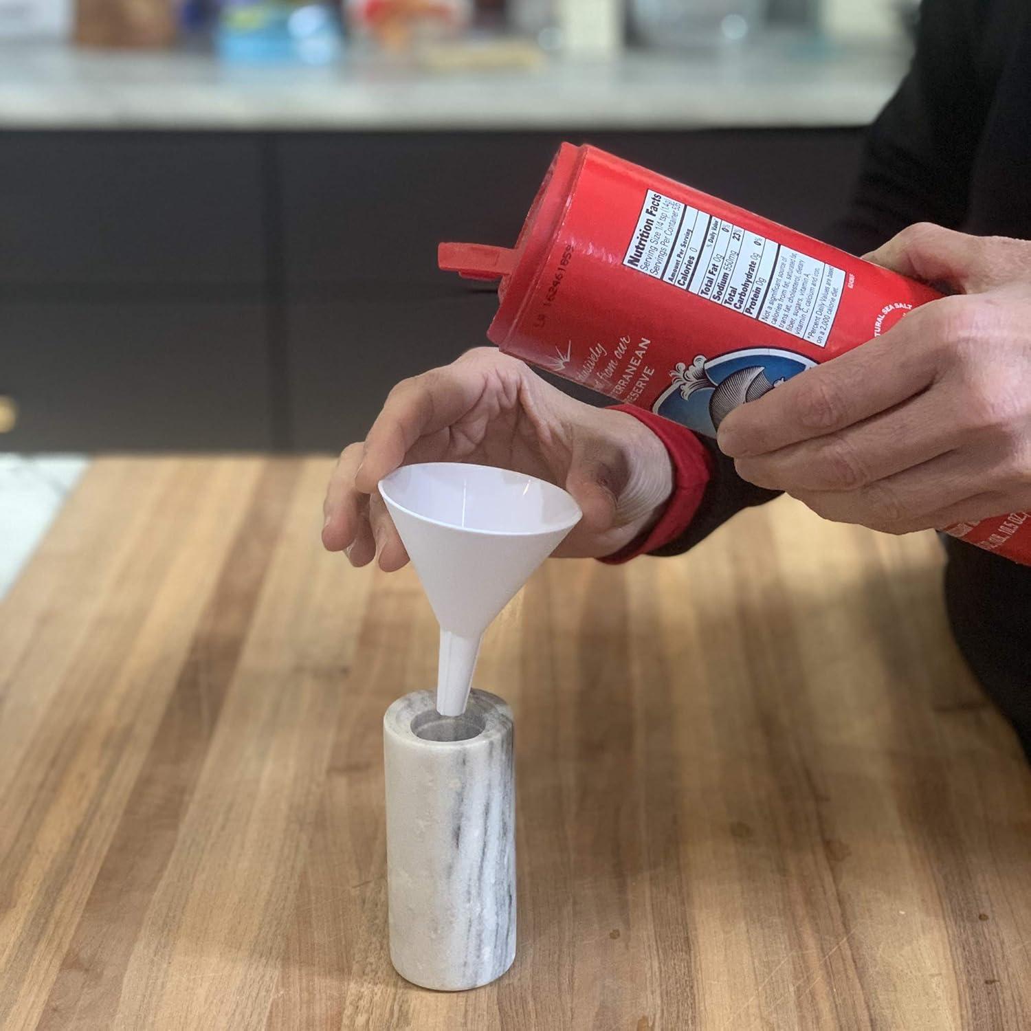 Juego de 5 Embudos de Plástico Fox Run, Tamaños Variados