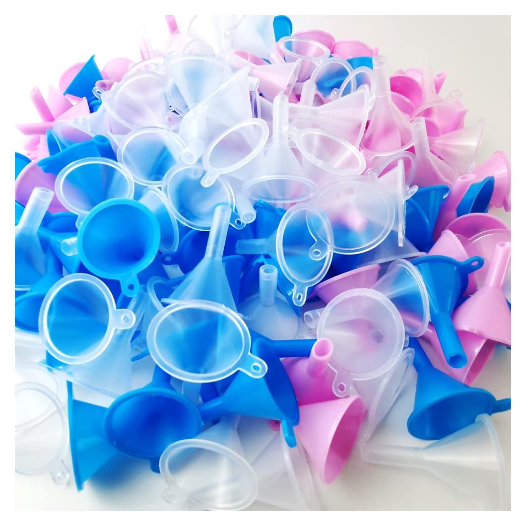 120 Mini Embudos de Plástico GXXMEI para Llenado de Líquidos