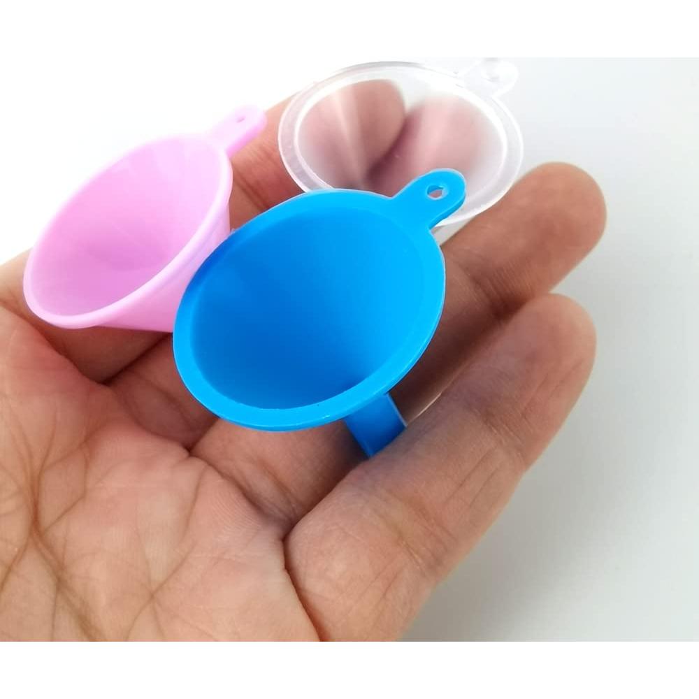 120 Mini Embudos de Plástico GXXMEI para Llenado de Líquidos