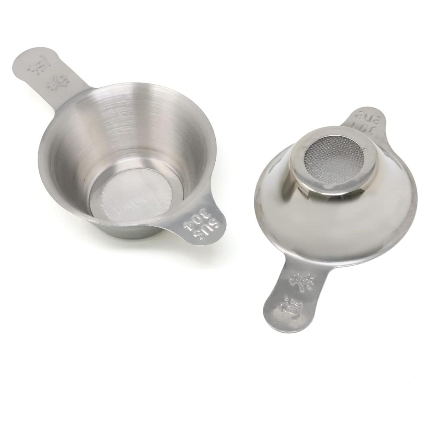 Coladores de Té y Café Honbay 304 Acero Inoxidable 2 Piezas