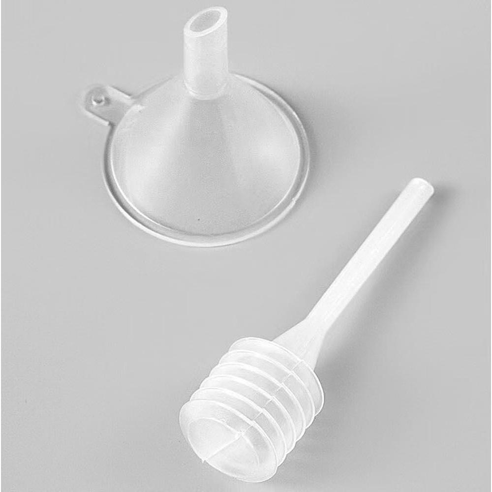 Juego de 10 Tubos de Brillo Labial con Embudos y Pipetas