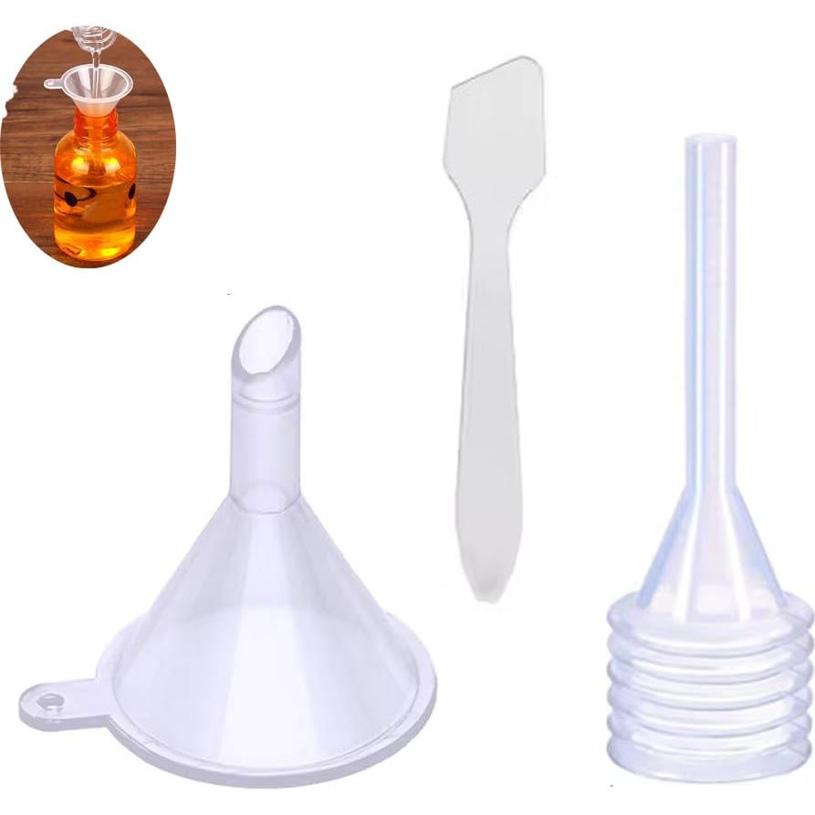 Juego de 10 Tubos de Brillo Labial con Embudos y Pipetas