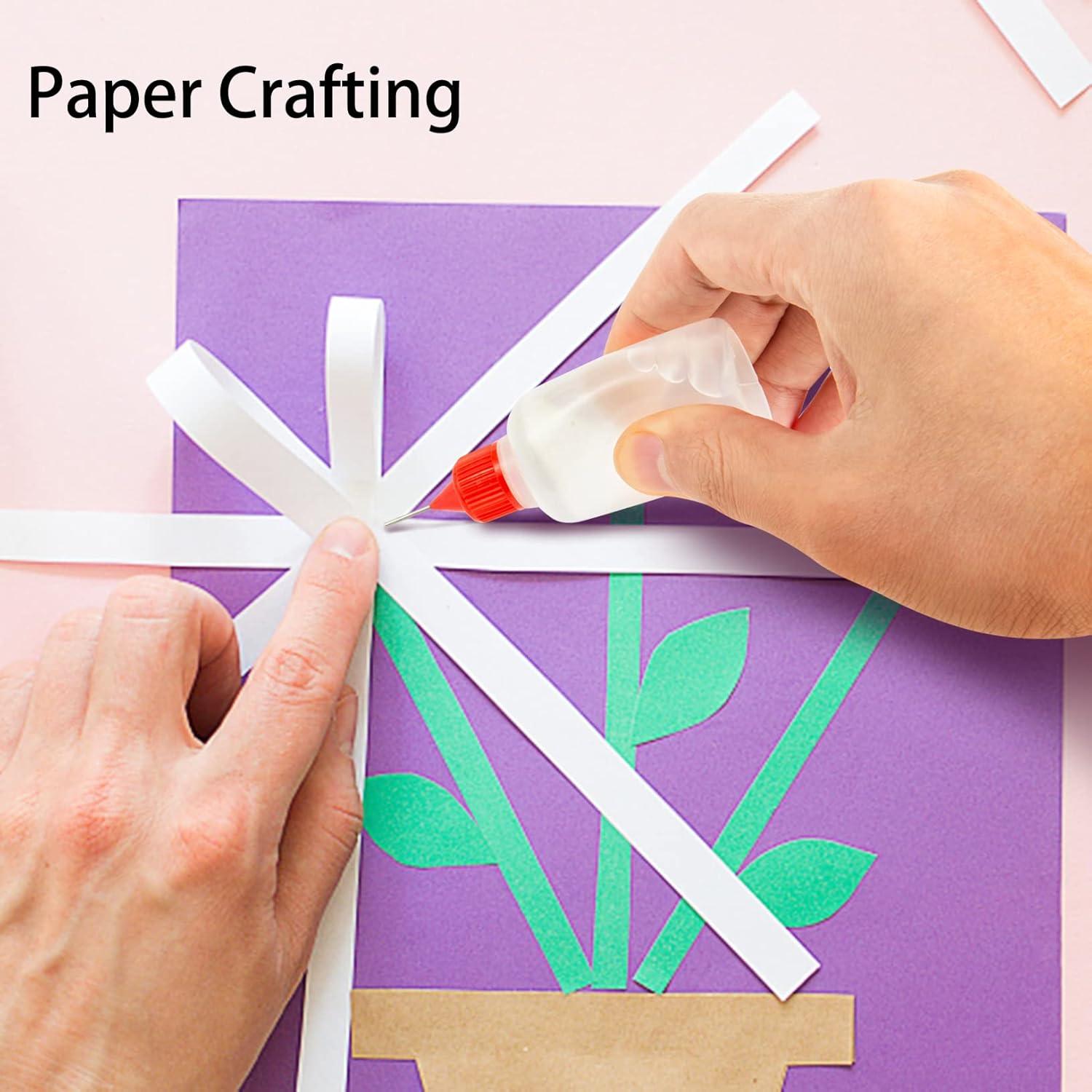 18 Botellas Aplicadoras de Pegamento YEAJOIN 30ML Punta de Aguja