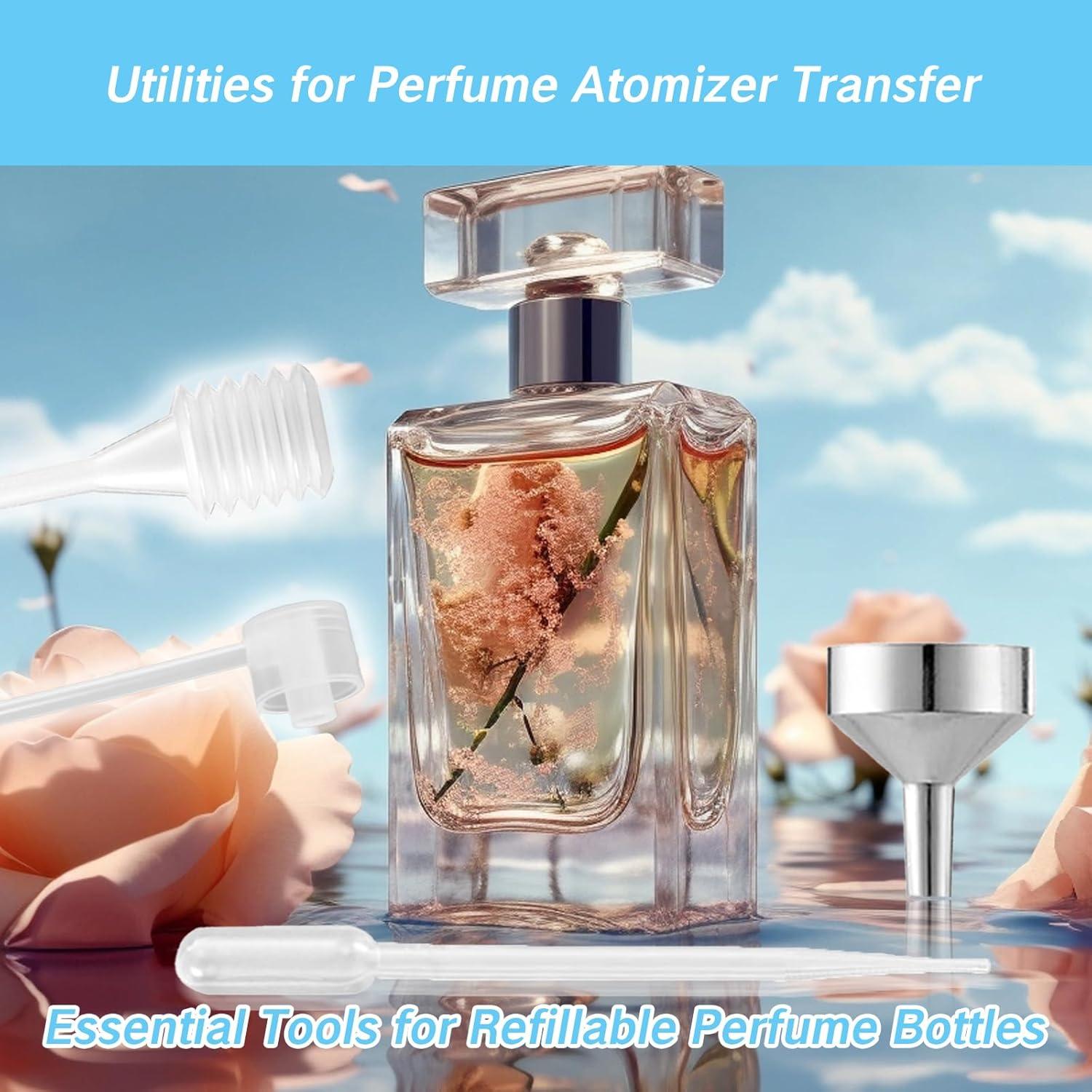 Kit de Recarga de Perfume YAFIYGI 23 Piezas con Bombas y Embudos