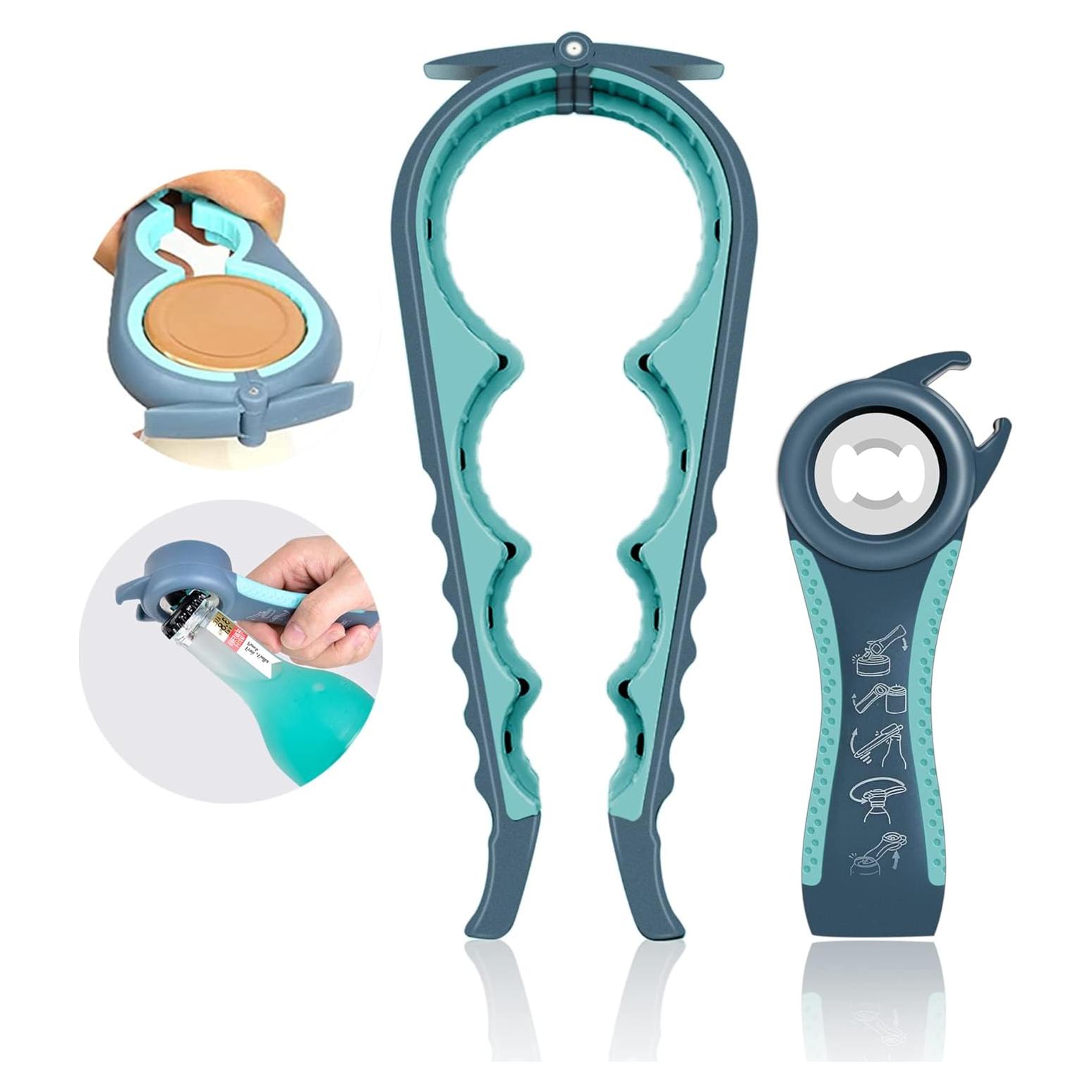 Abridor de frascos 5 en 1 HUMANFUN para manos débiles