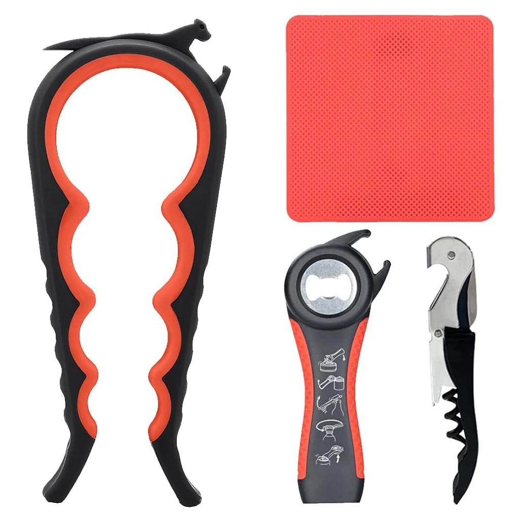 Abridor de Tarros Multifuncional Otstar para Manos Débiles