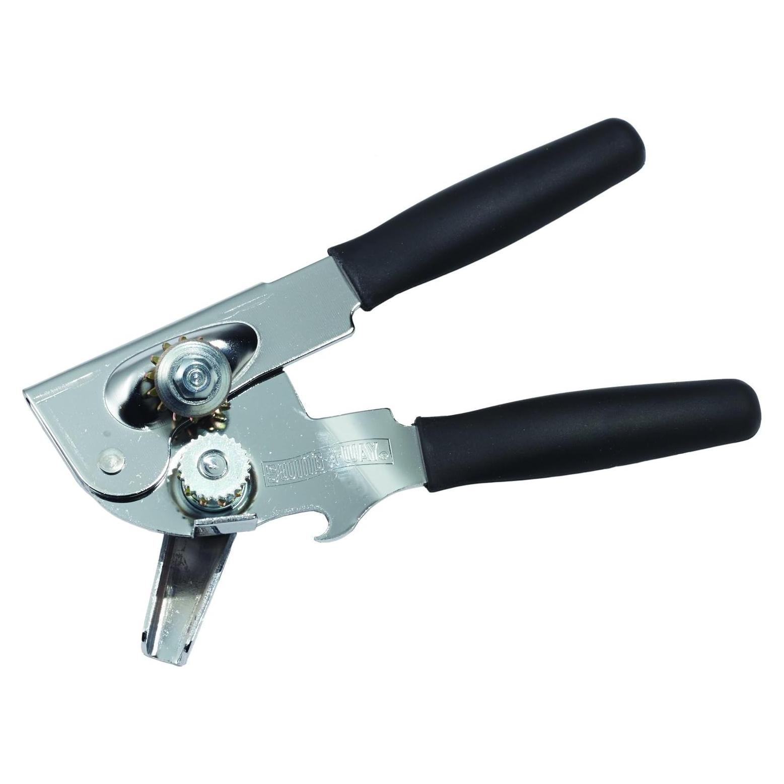 Abrelatas manual Swing-A-Way 18 cm acero negro