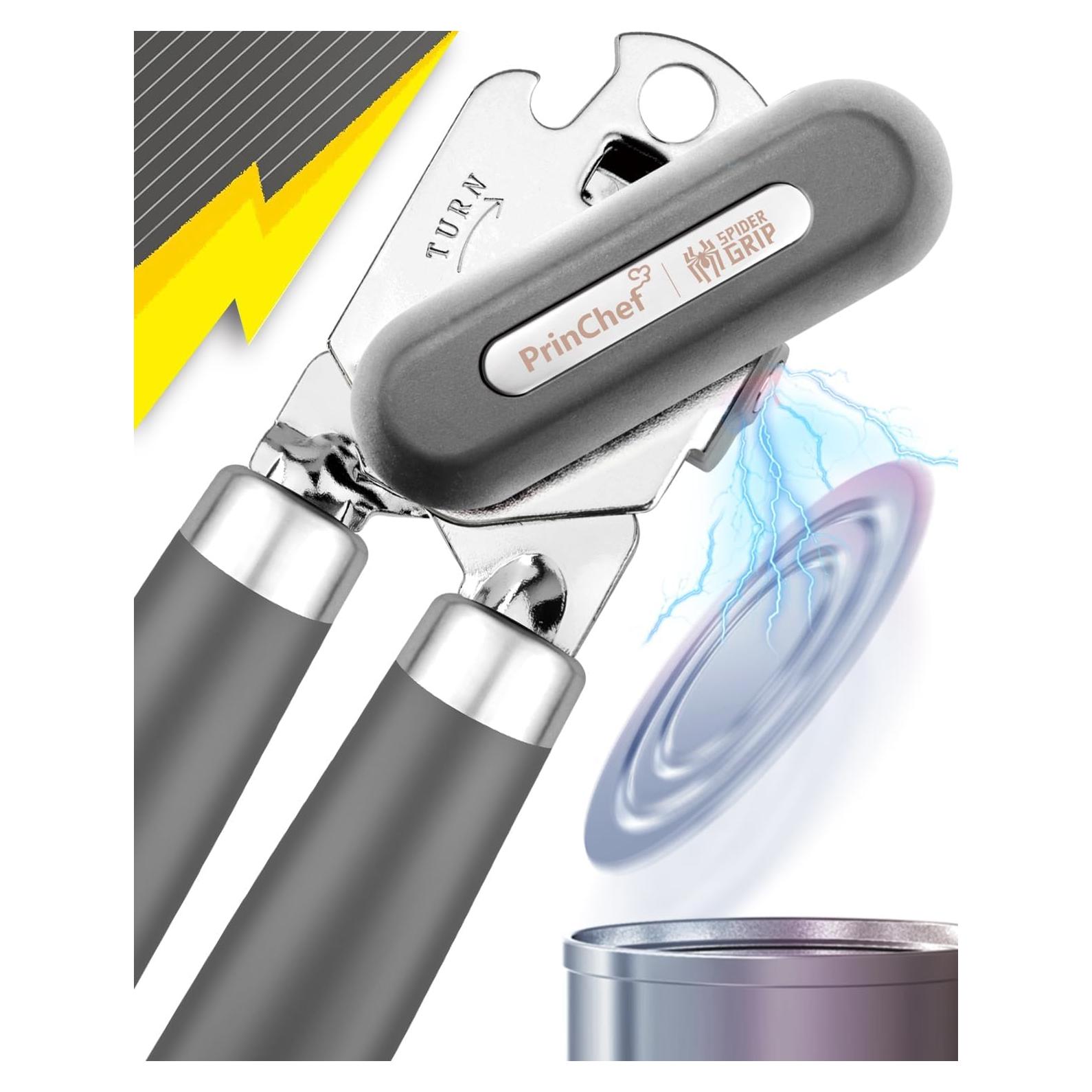 Abrebotellas y Abre-latas Manual Spider Grip Gris 258g