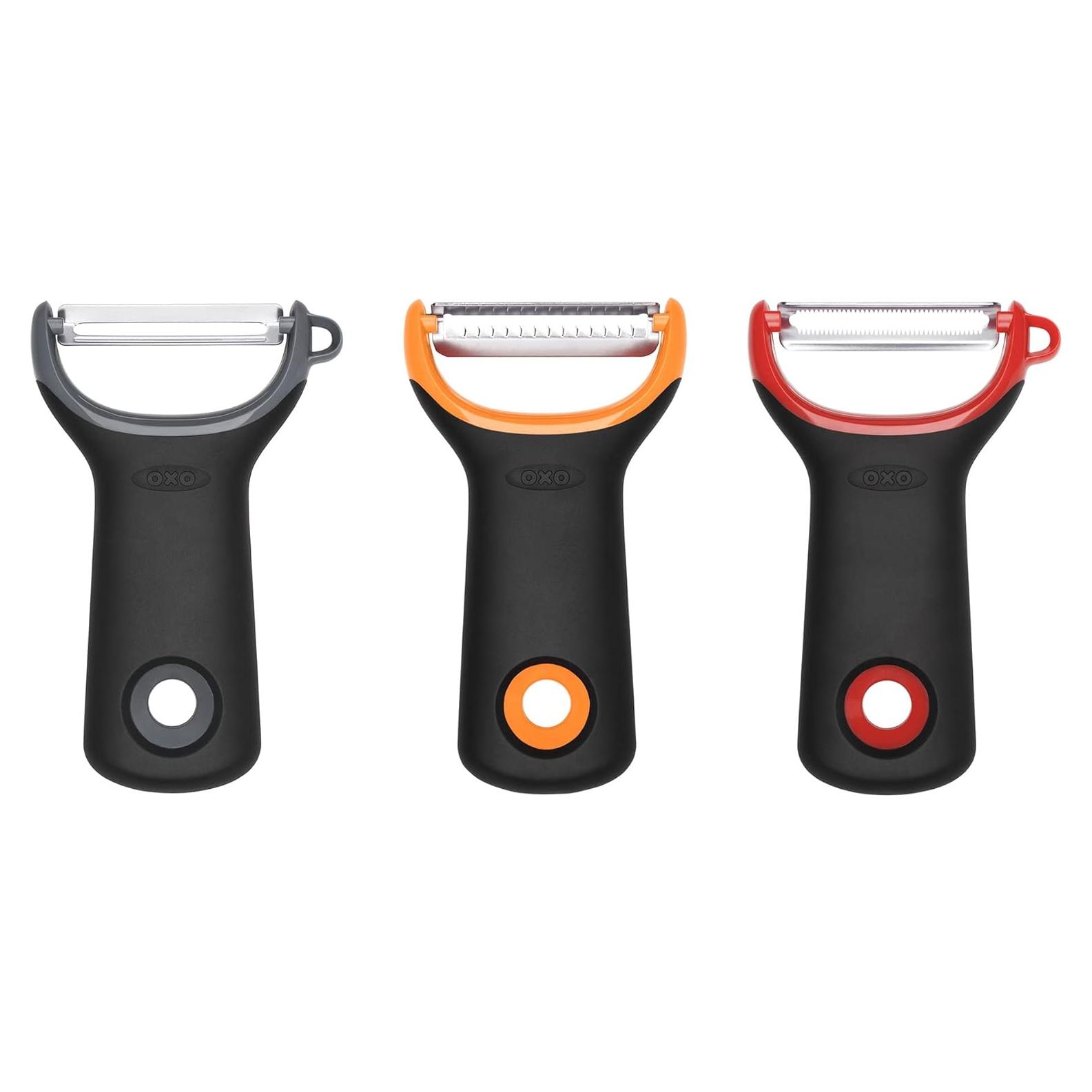 Set de Peladores OXO Good Grips 3 Piezas Acero Inoxidable