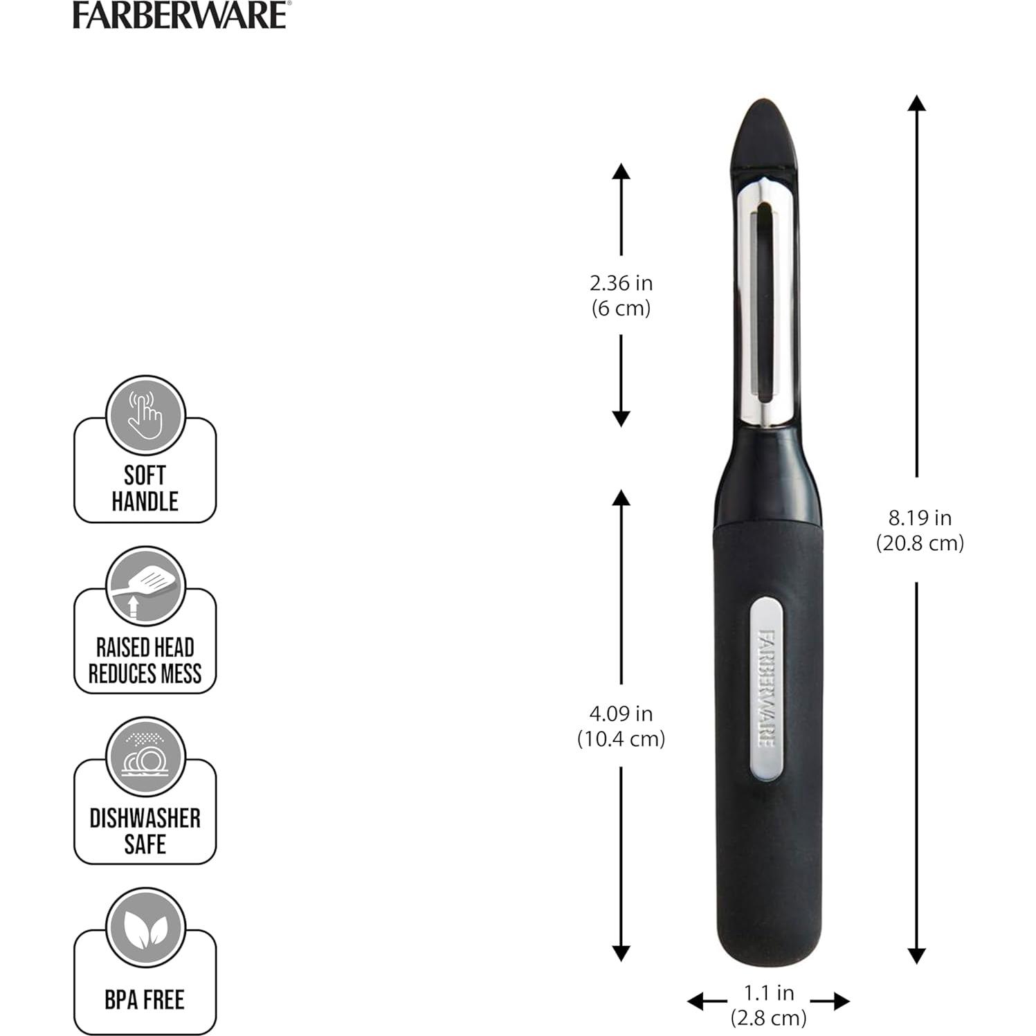Pelador de Verduras Farberware Profesional Acero Inoxidable 21 cm