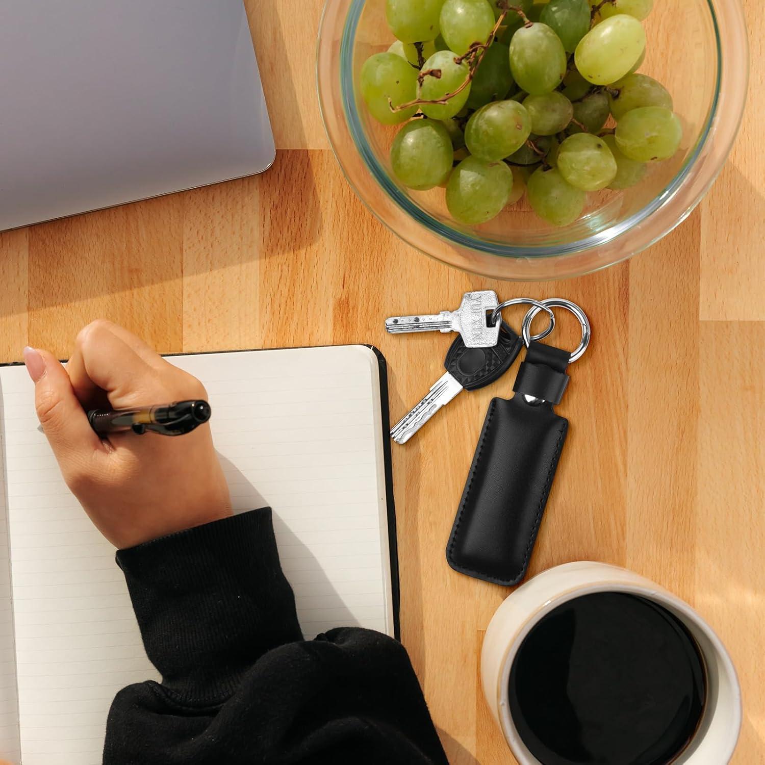 Funda USB CaSZLUTION de Cuero Microfibra Negra