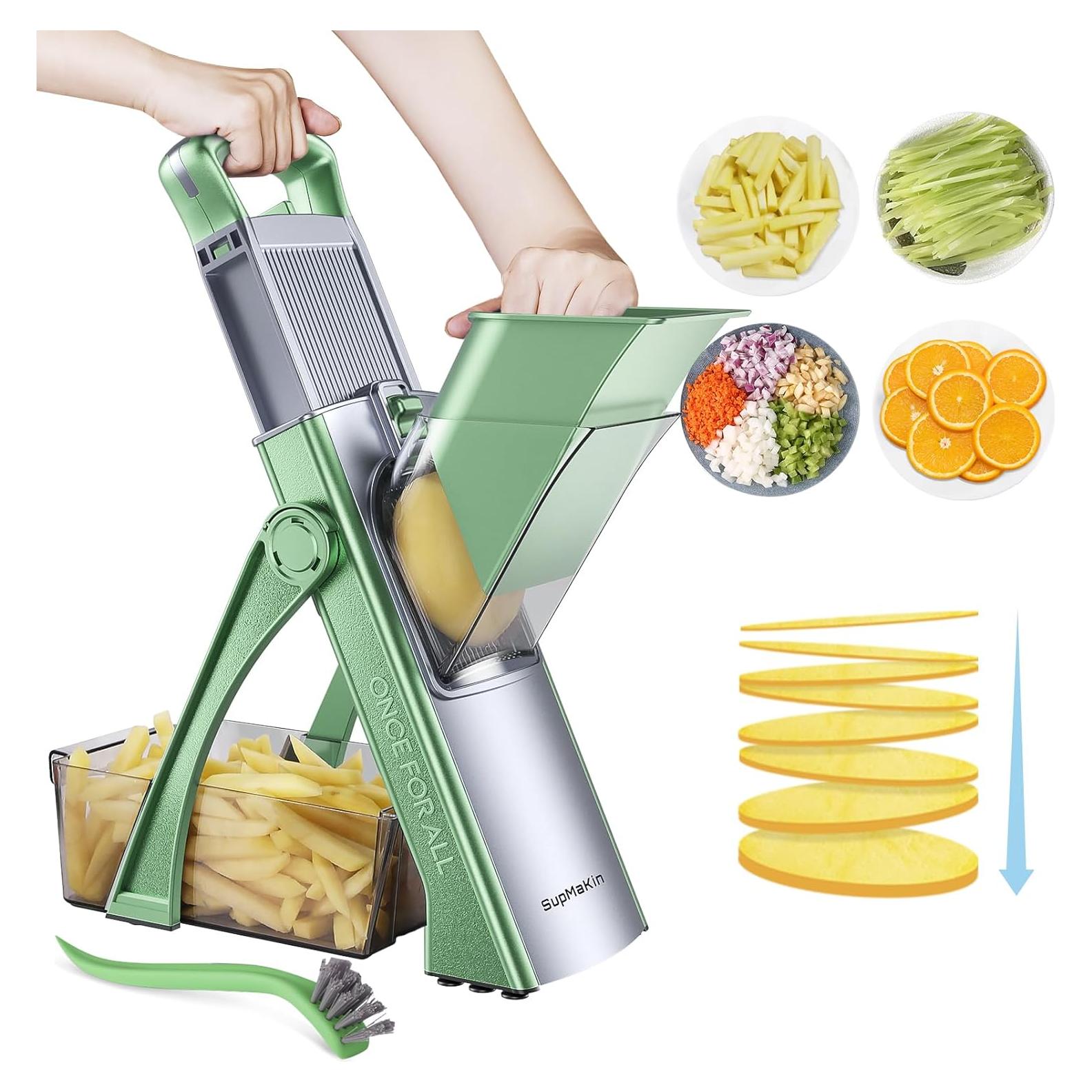 Mandolina Segura SupMaKin con Cortador de Verduras 4 Modos