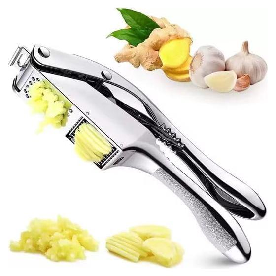 Prensa de Ajo Multifuncional Genérico - Aluminio y Acero Inoxidable