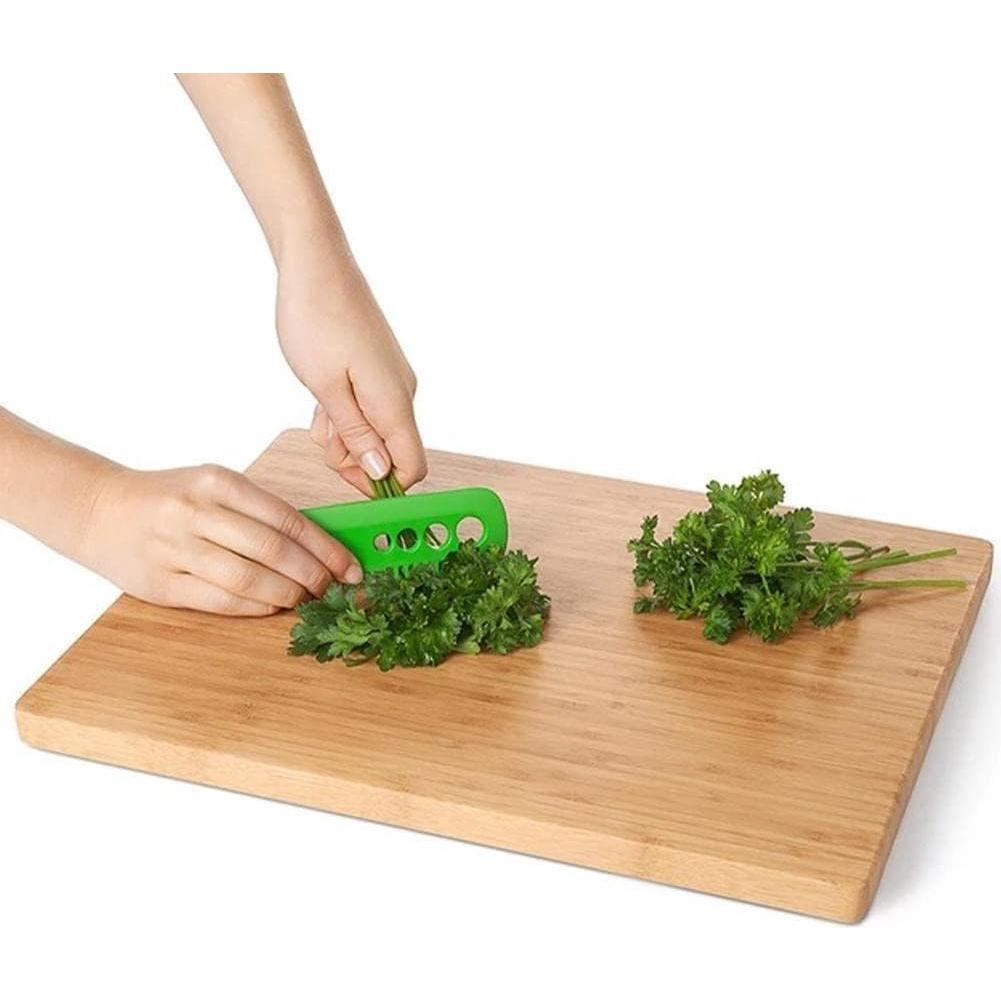 Deshojador de Hierbas Green Leaf, Herramienta de Cocina Compacta