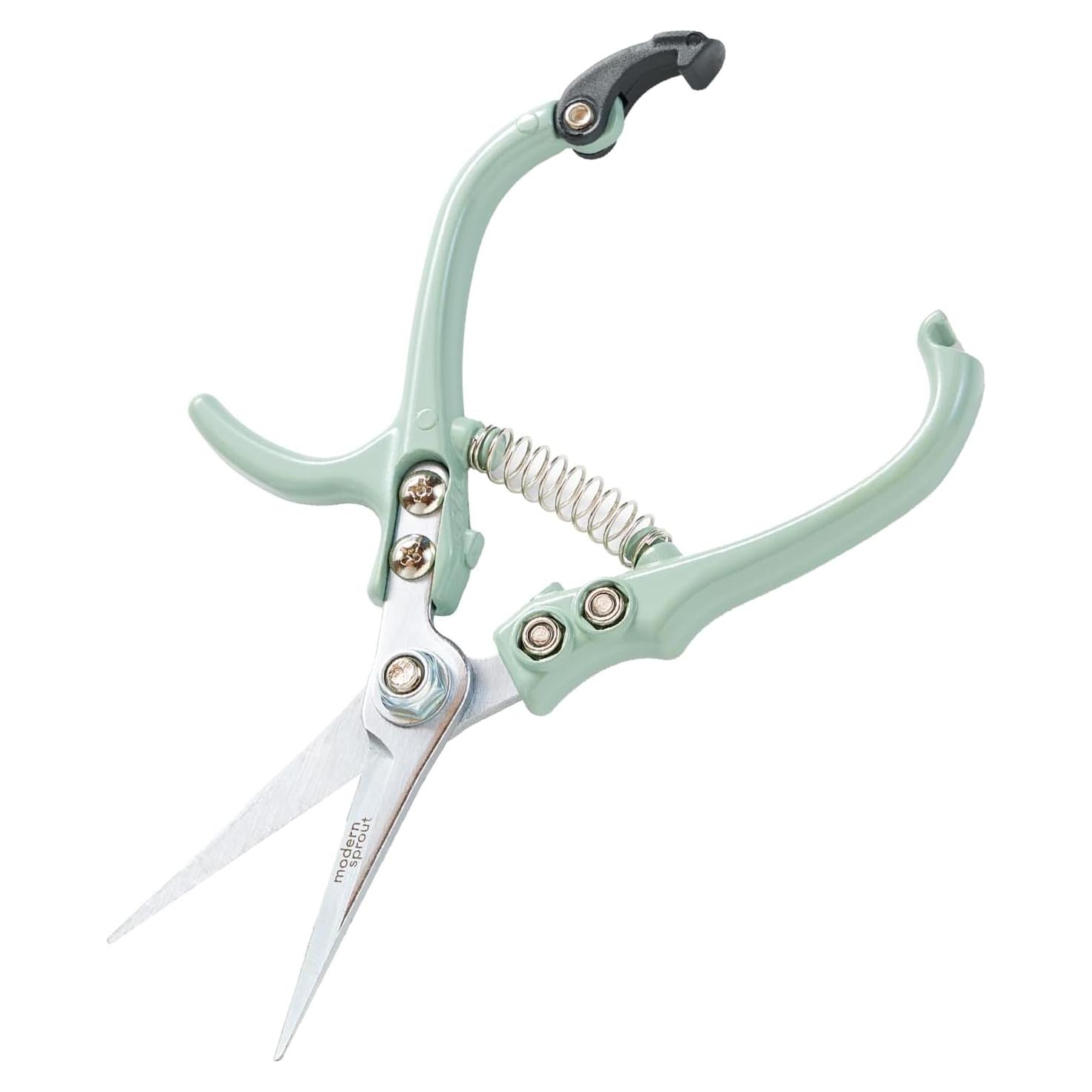 Tijeras de Podar Modern Sprout Verde, Acero al Carbono, 15.24 cm