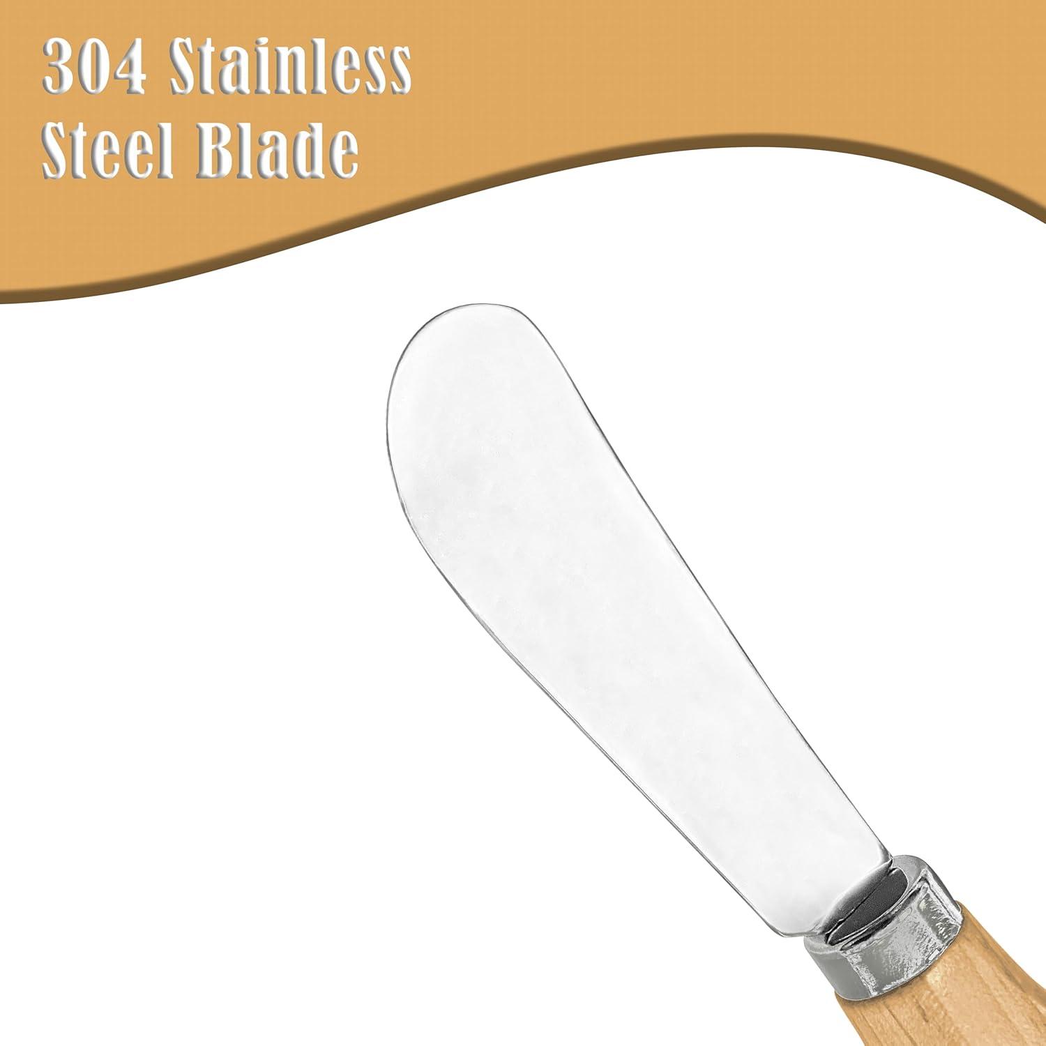 Juego de 25 Espátulas para Queso Diffenlon - Acero Inoxidable