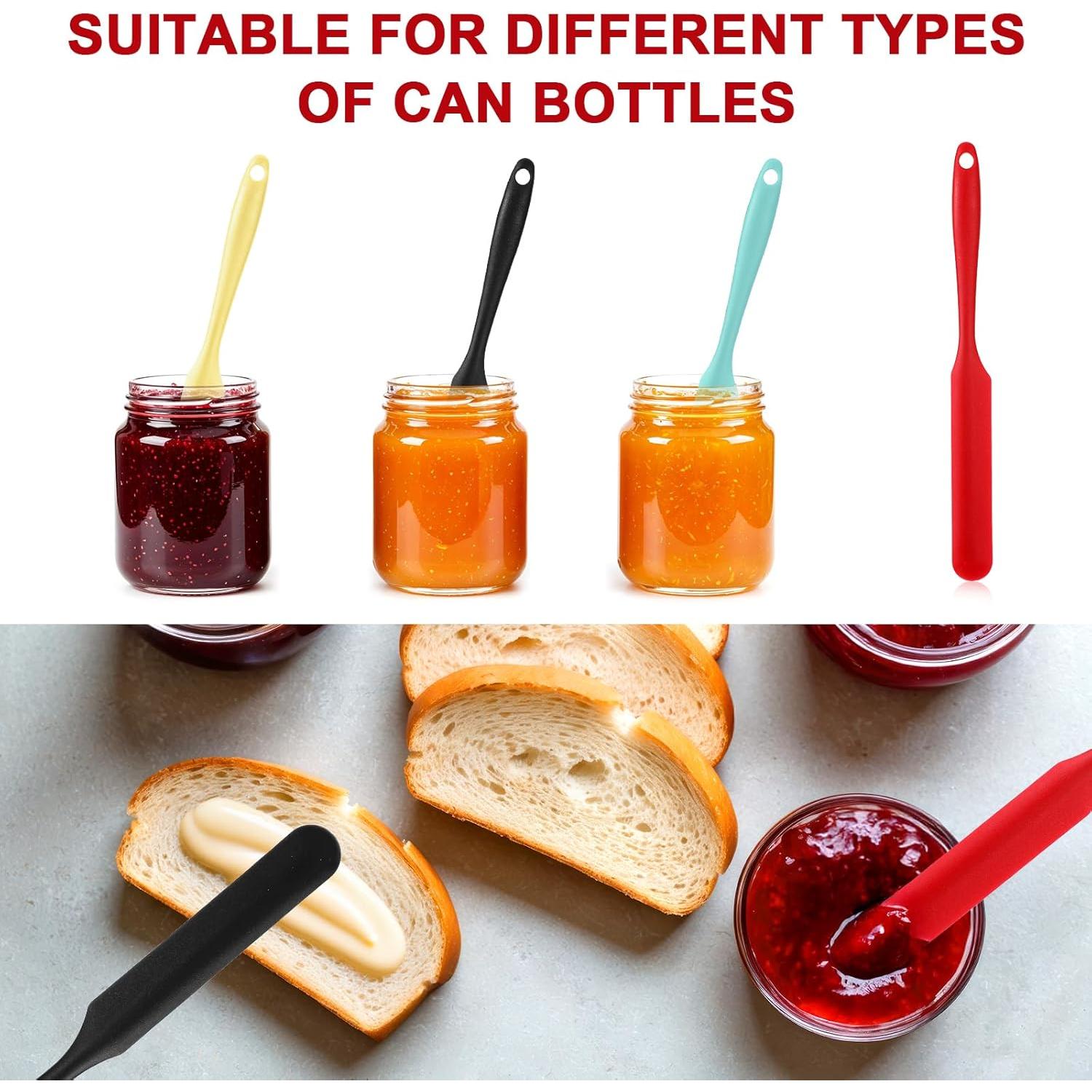 Set de 4 Espátulas de Silicona Heclia 24 cm Resistentes al Calor