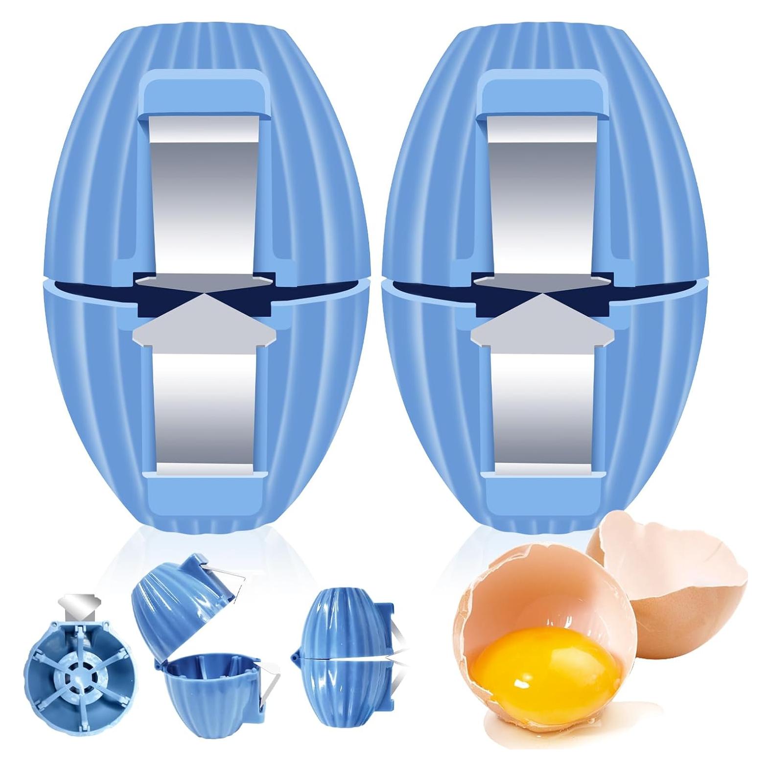 Abridor de Cáscaras de Huevos TLM Azul - 2 Piezas