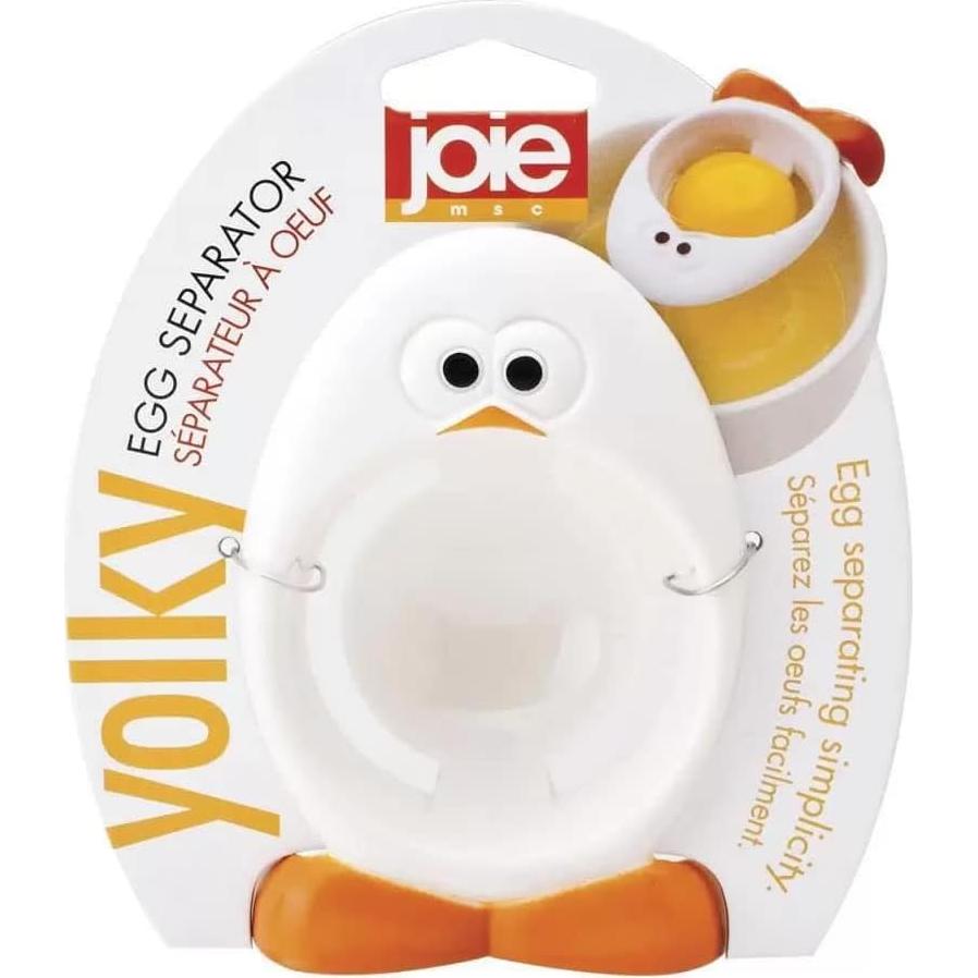 Separador de Huevos Joie Yolky, Antiadherente, 18g, Blanco/Naranja
