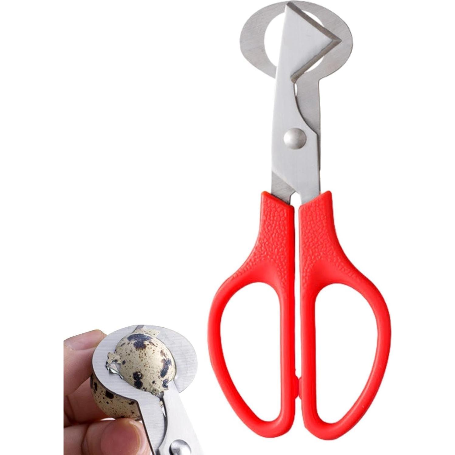 Tijeras Cortadoras de Huevos de Codorniz Pxiryanlow - Acero Inoxidable