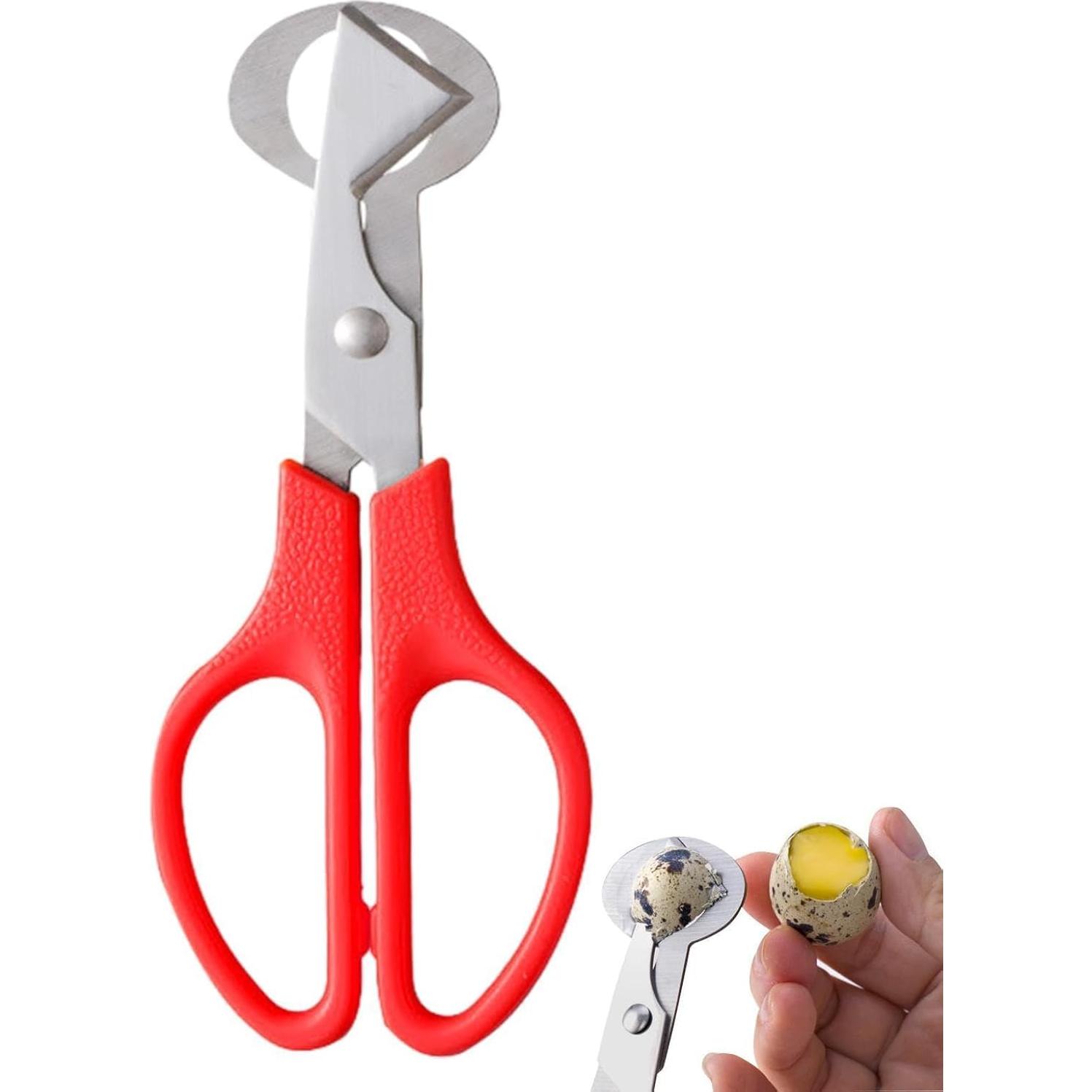 Tijeras Cortadoras de Huevos de Codorniz Pxiryanlow - Acero Inoxidable