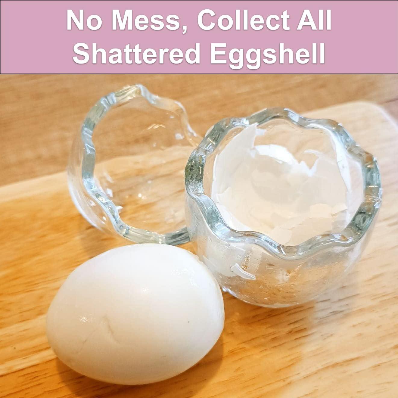 Pelador de Huevos Duros WIOMI de Vidrio Transparente, Manual