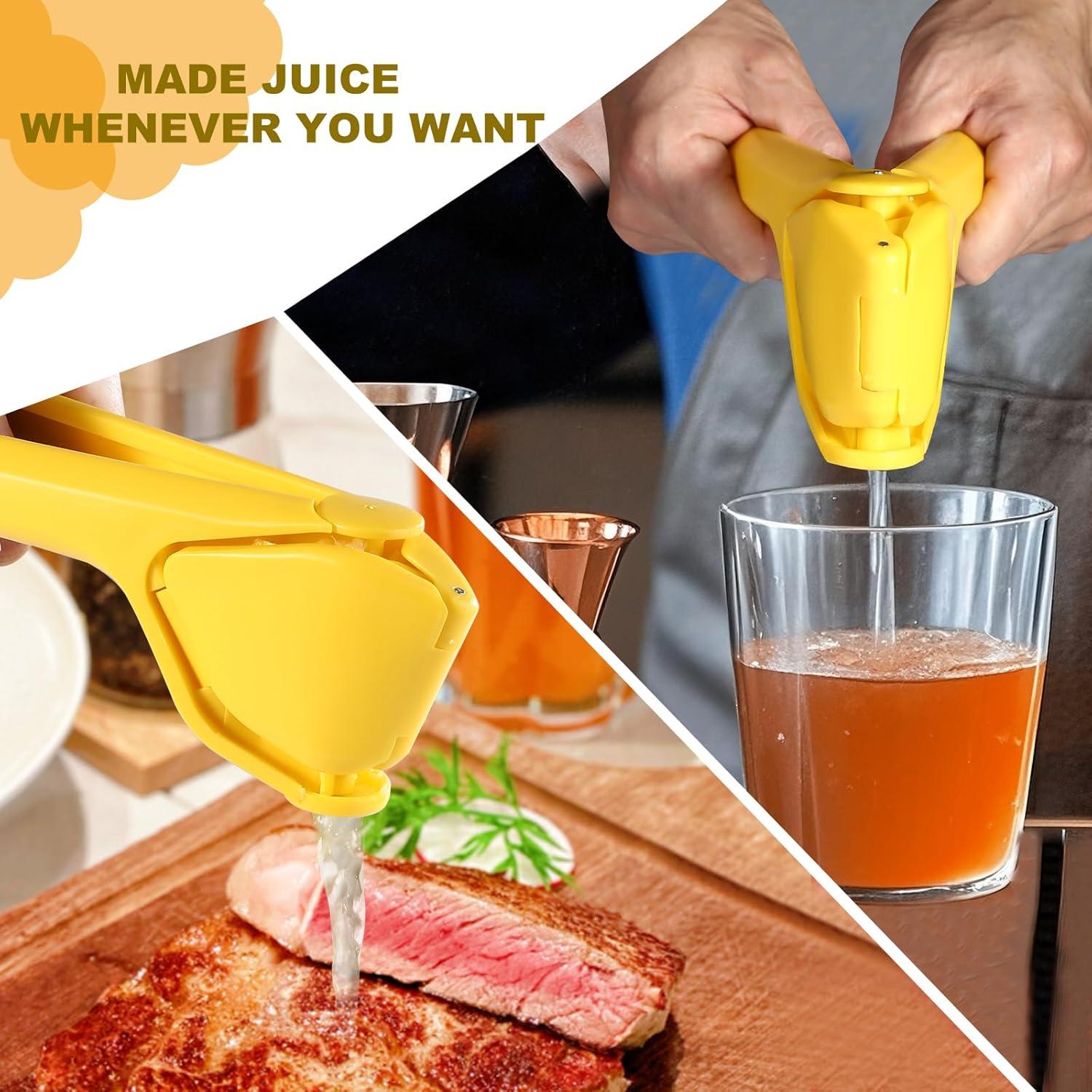 Exprimidor Manual de Limón HUMUTA Amarillo 220g Antiadherente