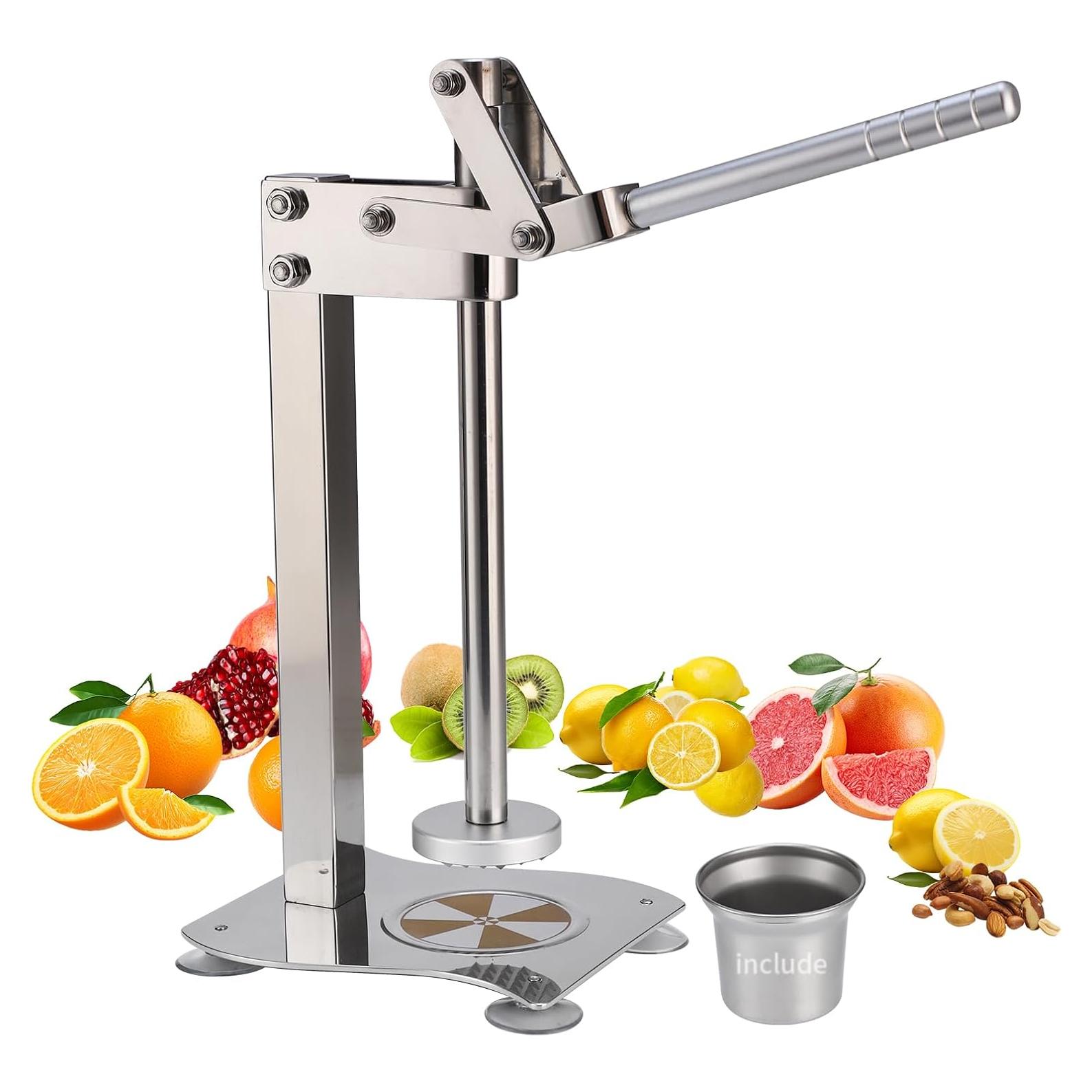 Prensa Manual de Limón Garwei - Exprimidor de Acero Inoxidable 2.72 kg