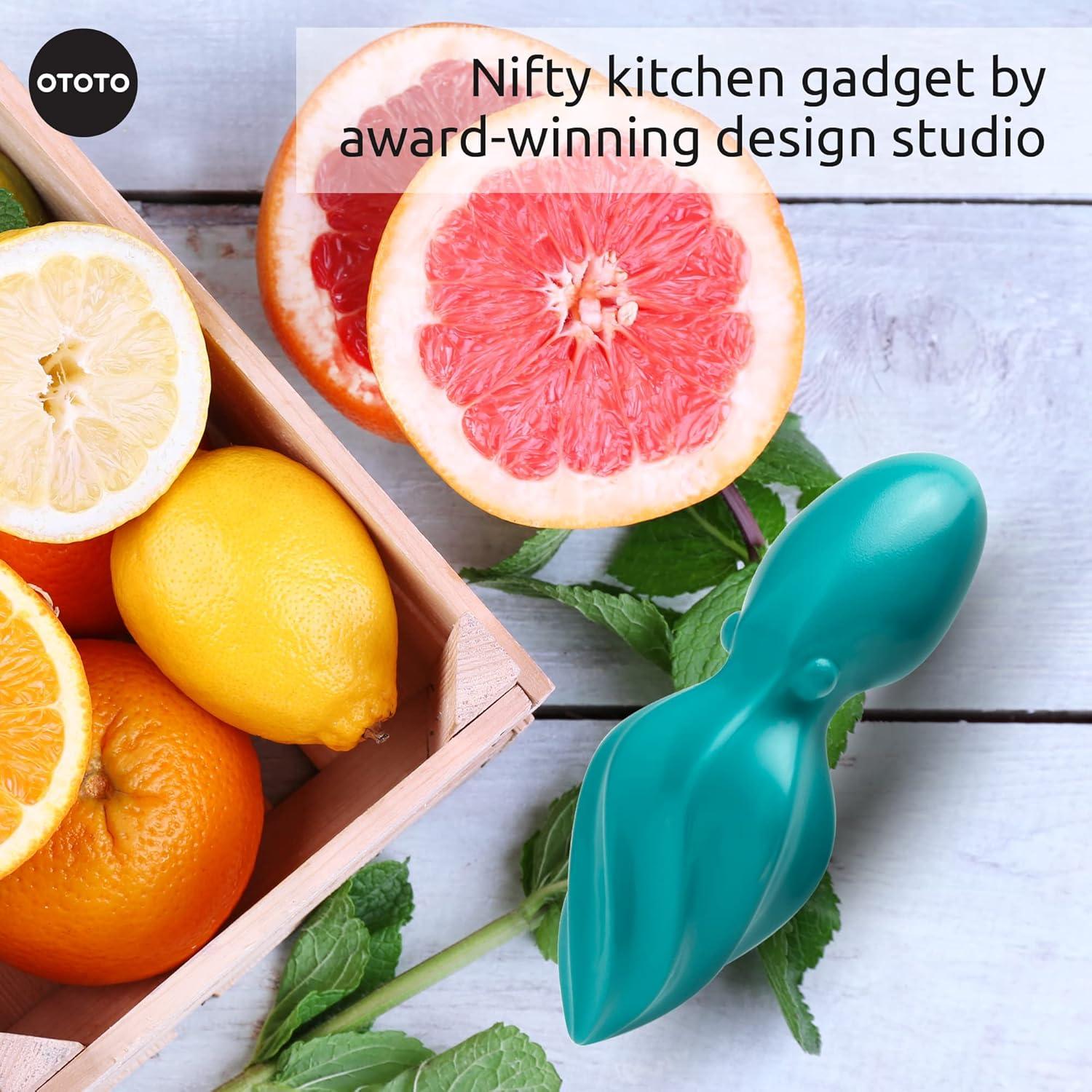 Exprimidor Manual de Limón OTOTO OCTO - Libre de BPA, Apto Lavavajillas