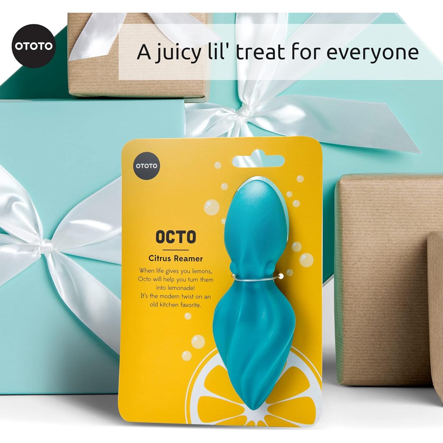 Exprimidor Manual de Limón OTOTO OCTO - Libre de BPA, Apto Lavavajillas