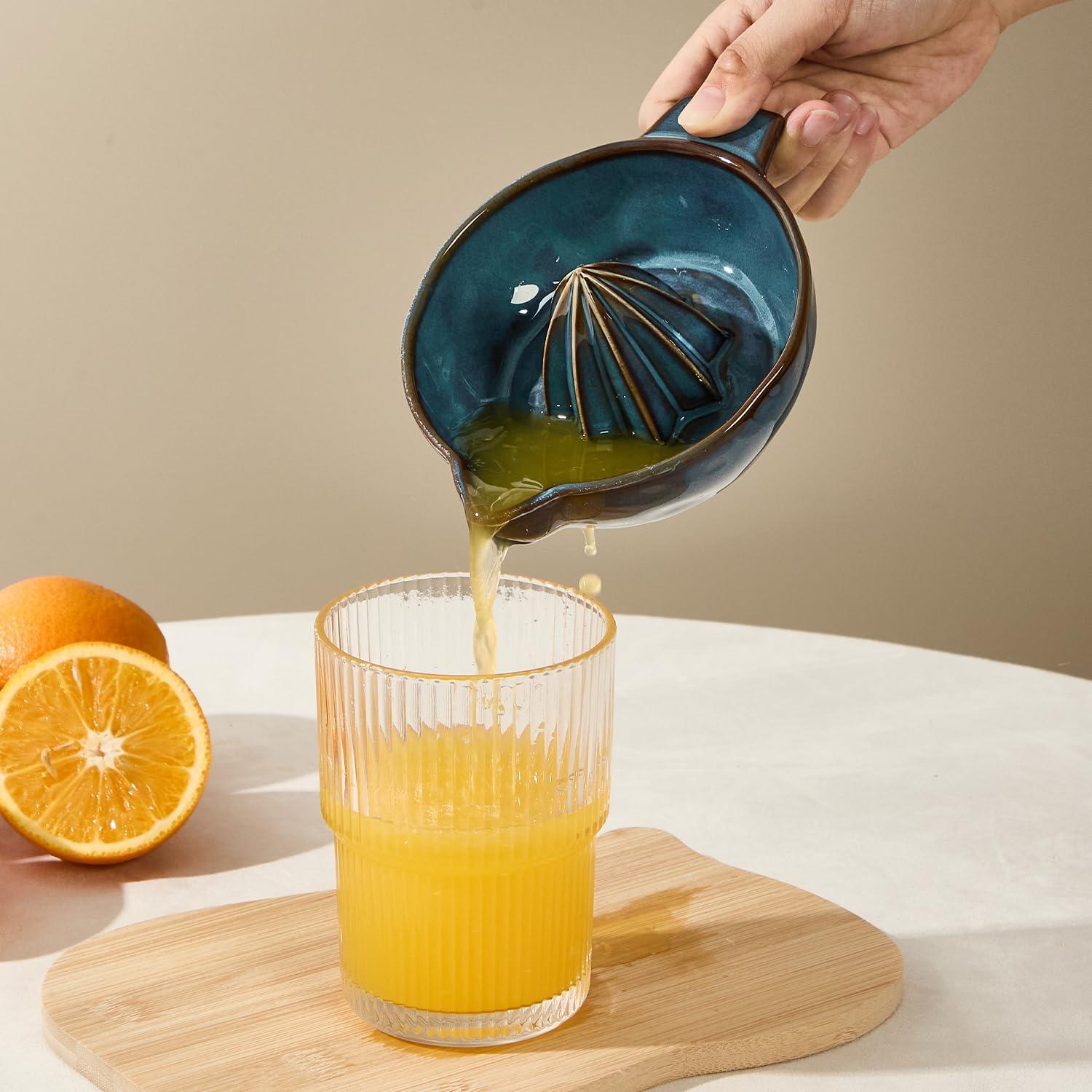 Exprimidor de Limón Manual Cerámica Tuioyoc 16cm Portátil