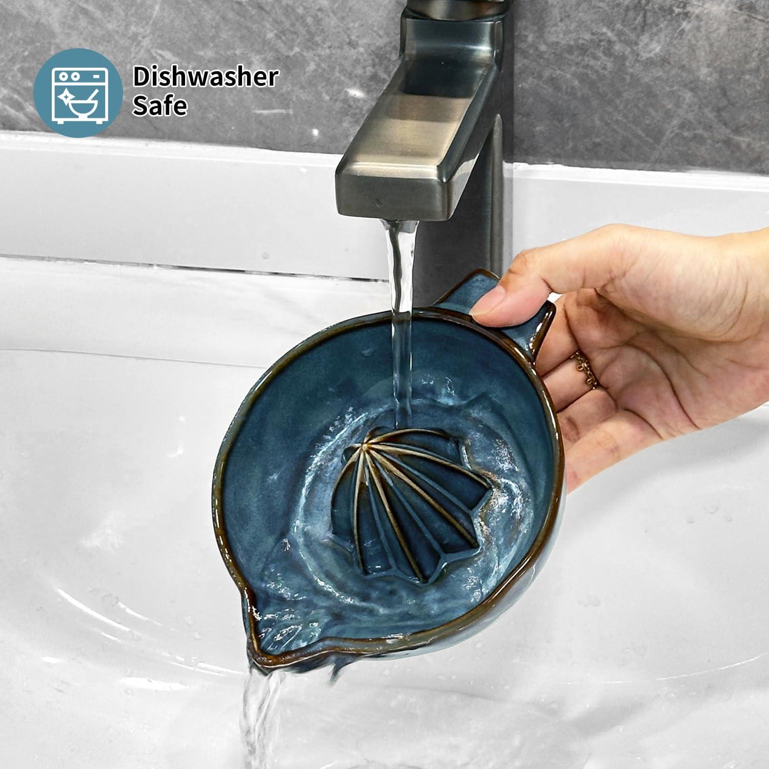 Exprimidor de Limón Manual Cerámica Tuioyoc 16cm Portátil