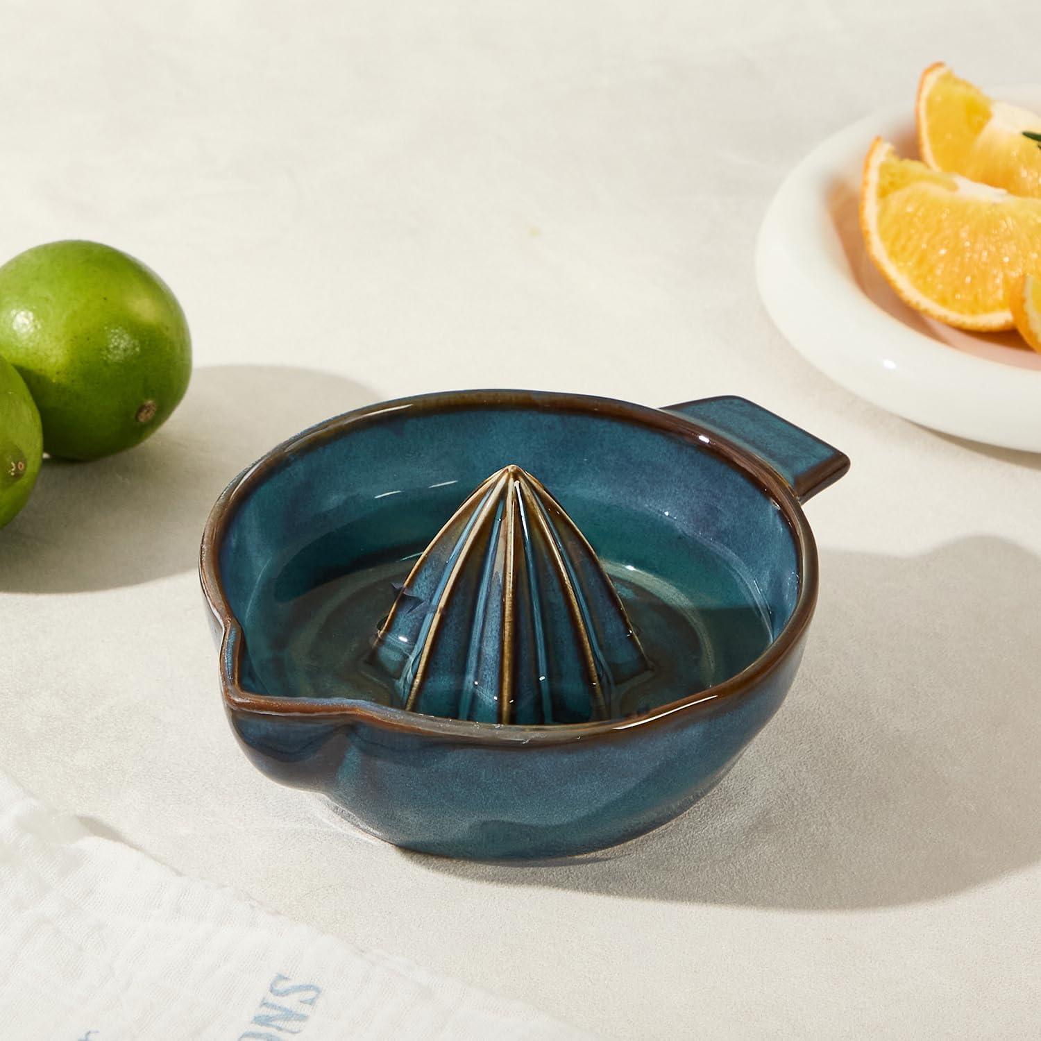 Exprimidor de Limón Manual Cerámica Tuioyoc 16cm Portátil