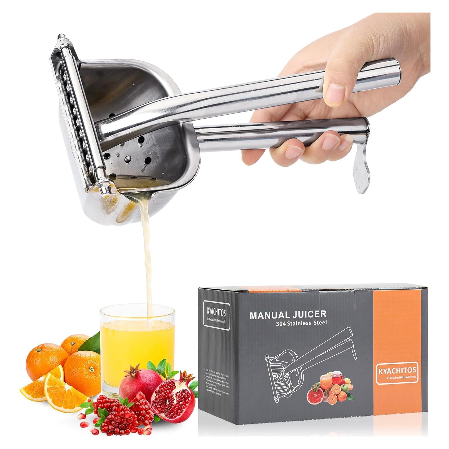 Exprimidor Manual KYACHITOS de Acero Inoxidable 304 0.72kg