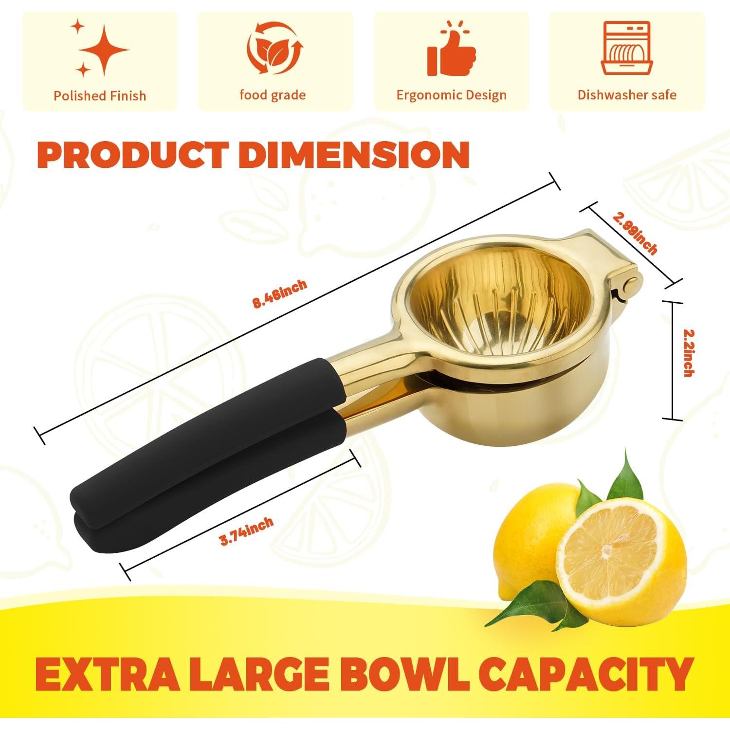 Exprimidor Manual de Limón SHIKORI Acero Inoxidable 304