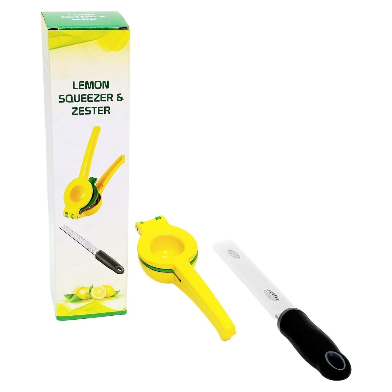 Juego de exprimidor de limón y rallador Genérico 2 piezas