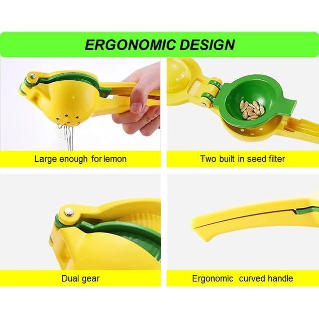 Juego de exprimidor de limón y rallador Genérico 2 piezas