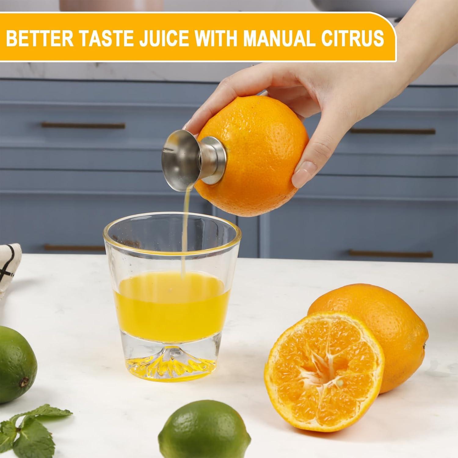 Exprimidor Manual de Limón KAYCROWN Acero Inoxidable 18/8