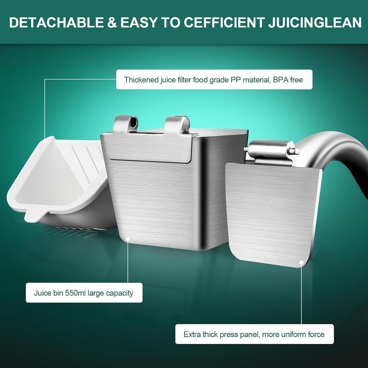 Exprimidor de Cítricos Manual TaiPal 550ml Acero Inoxidable