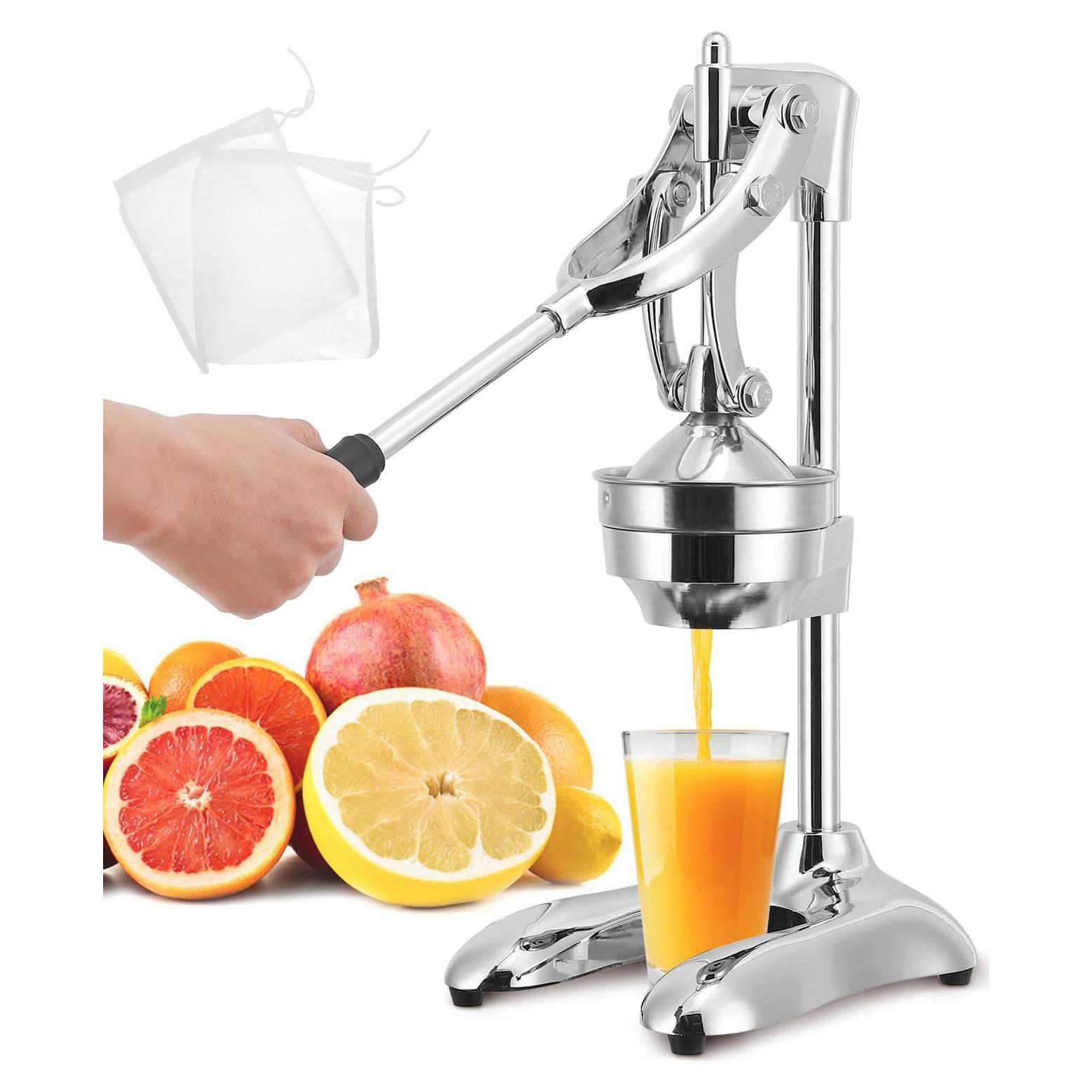 Exprimidor Manual de Cítricos Moongiantgo 0.6L Acero Inoxidable