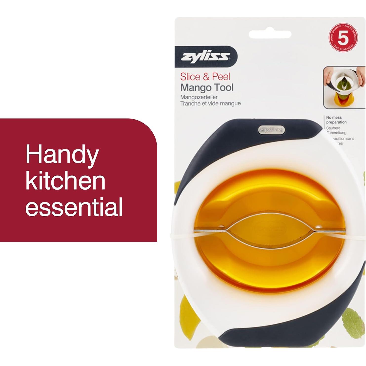 Cortador de Mango Zyliss 3-en-1 con Cuchilla de Acero Inoxidable