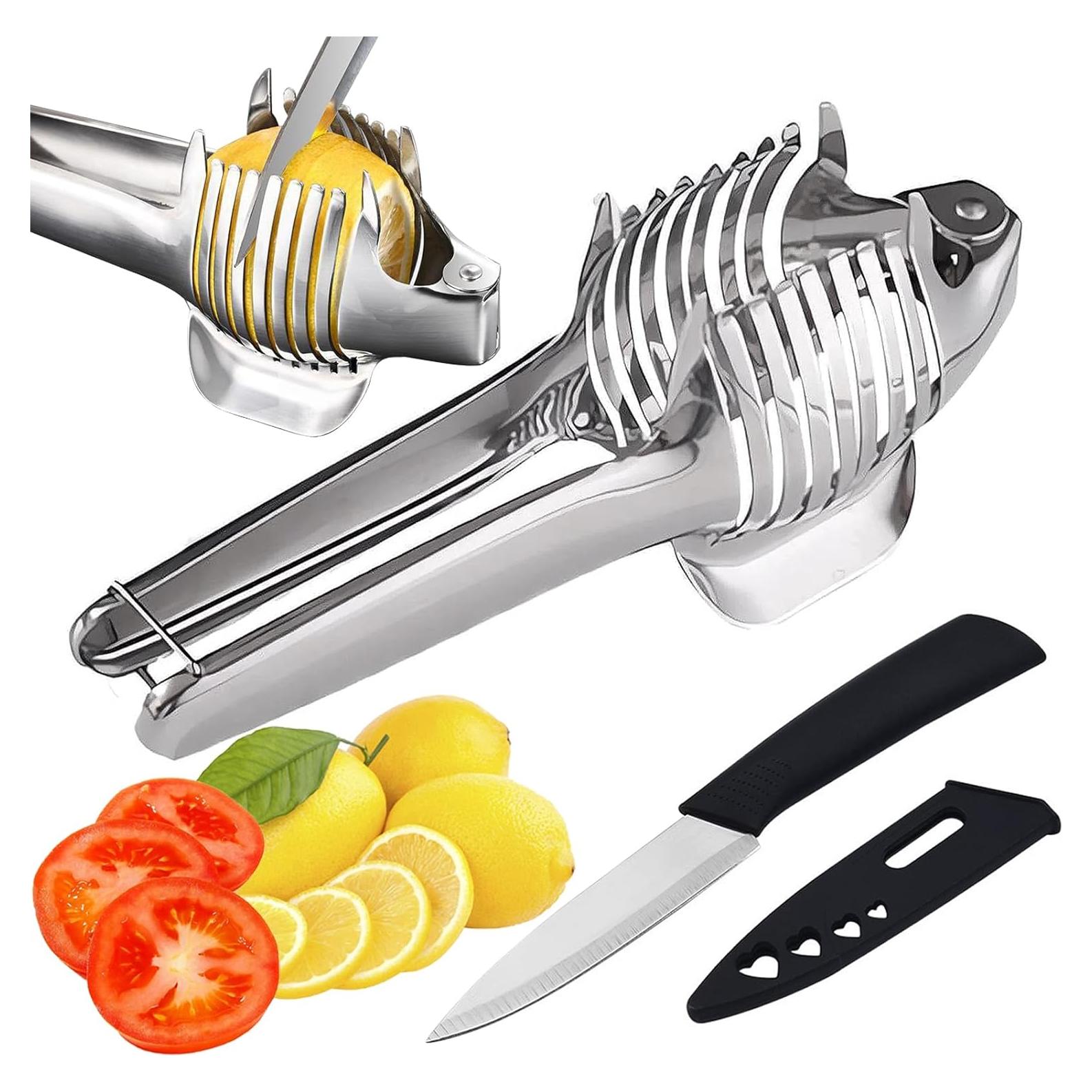 Soporte Cortador de Verduras KAYCROWN Acero Inoxidable 20cm