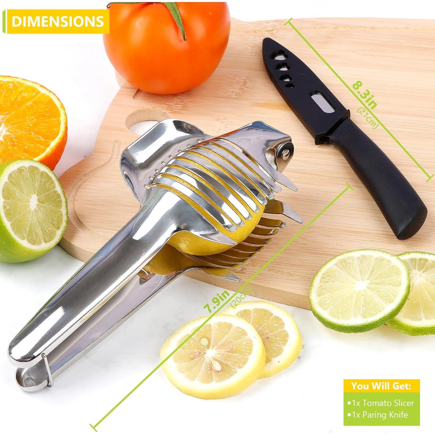 Soporte Cortador de Verduras KAYCROWN Acero Inoxidable 20cm