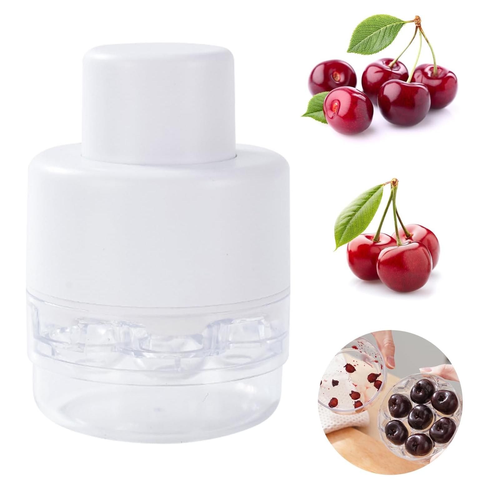 Deshuesador de Cerezas 7 en 1 Genérico Blanco - Herramienta Multifuncional