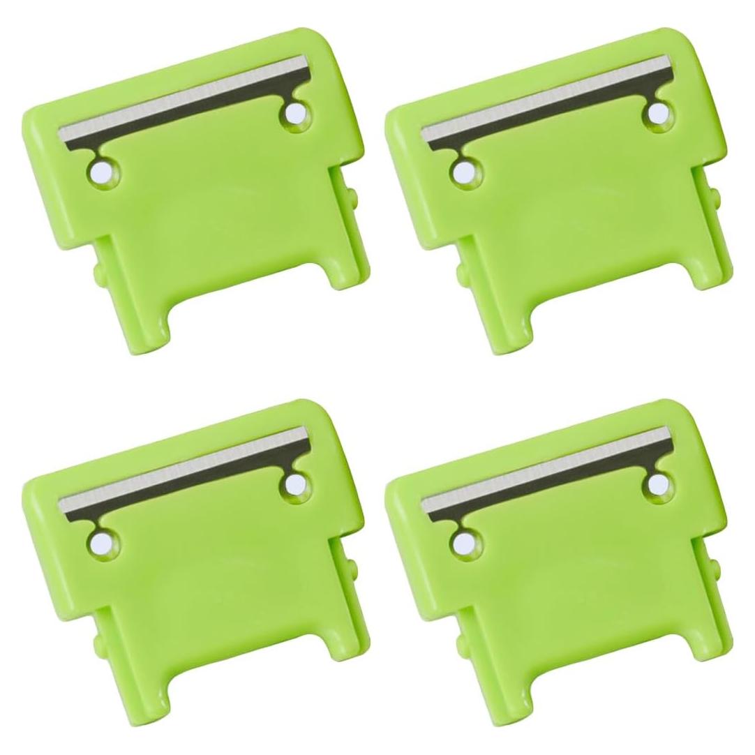 4 Cuchillas de Repuesto para Pelador de Manzanas TorSor Verde