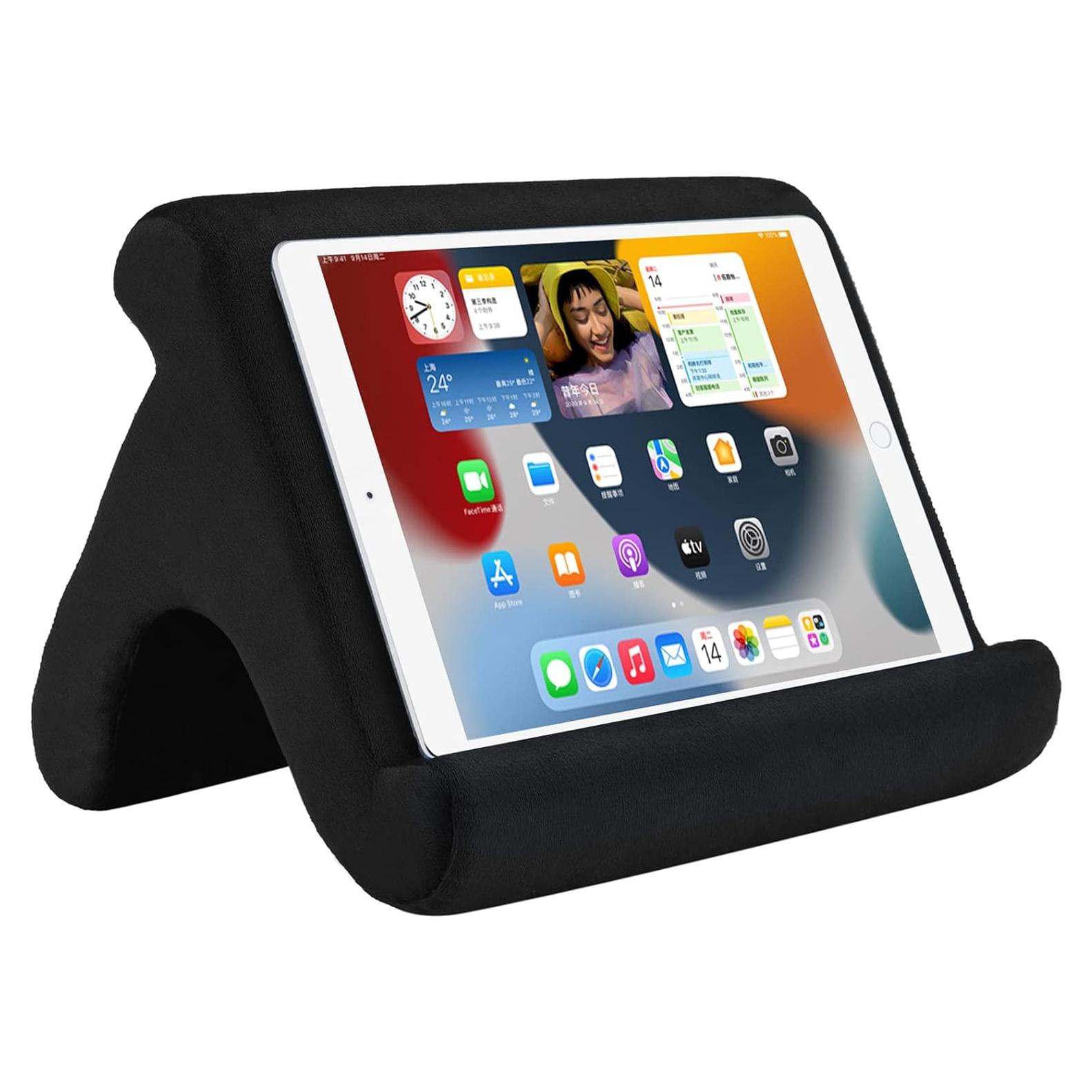 Soporte de Almohada para Tabletas SAMHOUSING Negro 3 Ángulos