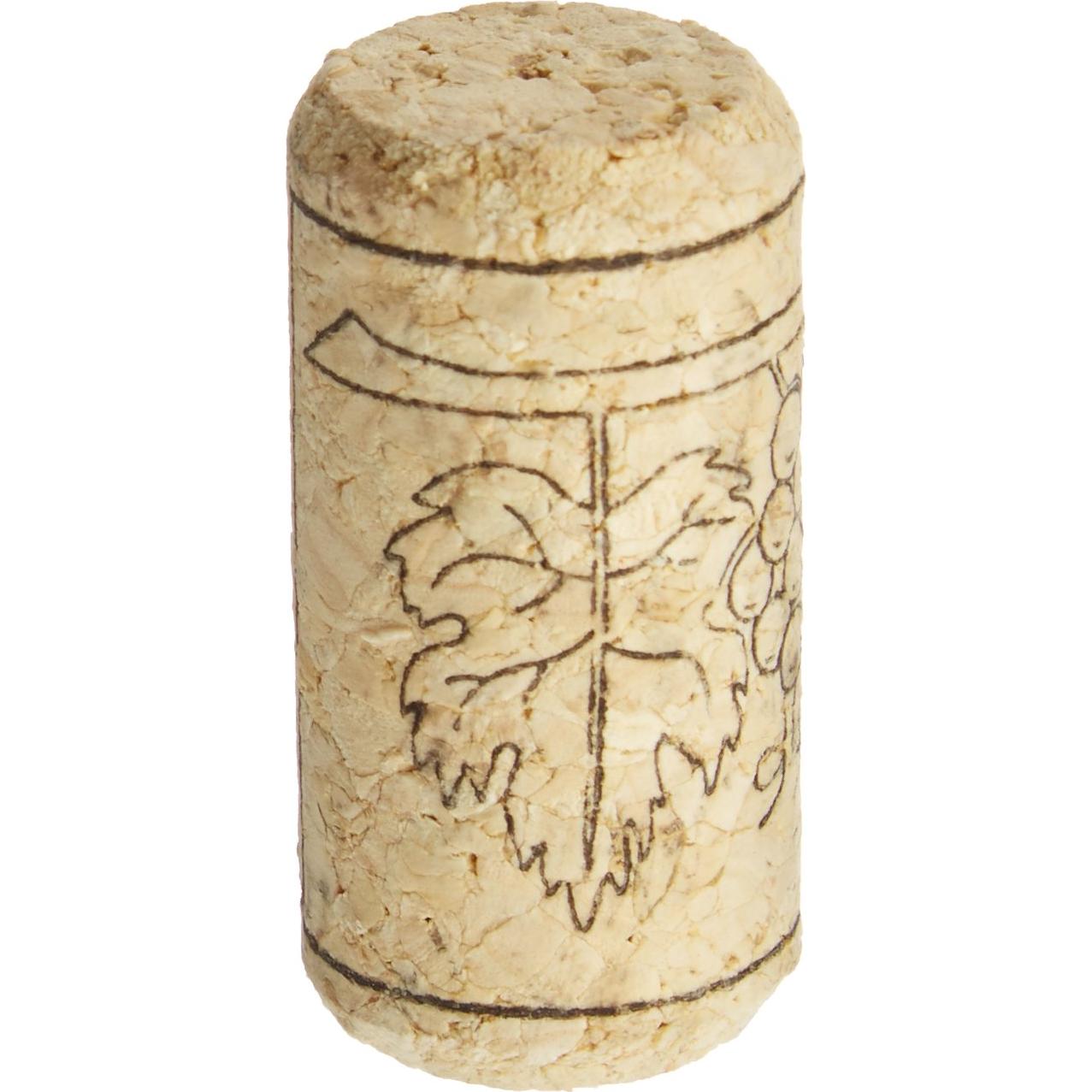 Bolsa de 100 Tapones de Corcho #8 FastRack para Vino Beige