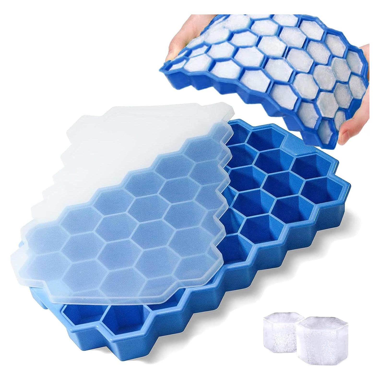 Bandejas de Hielo de Silicona Starfa Lab - 2 Piezas 37 Rejillas