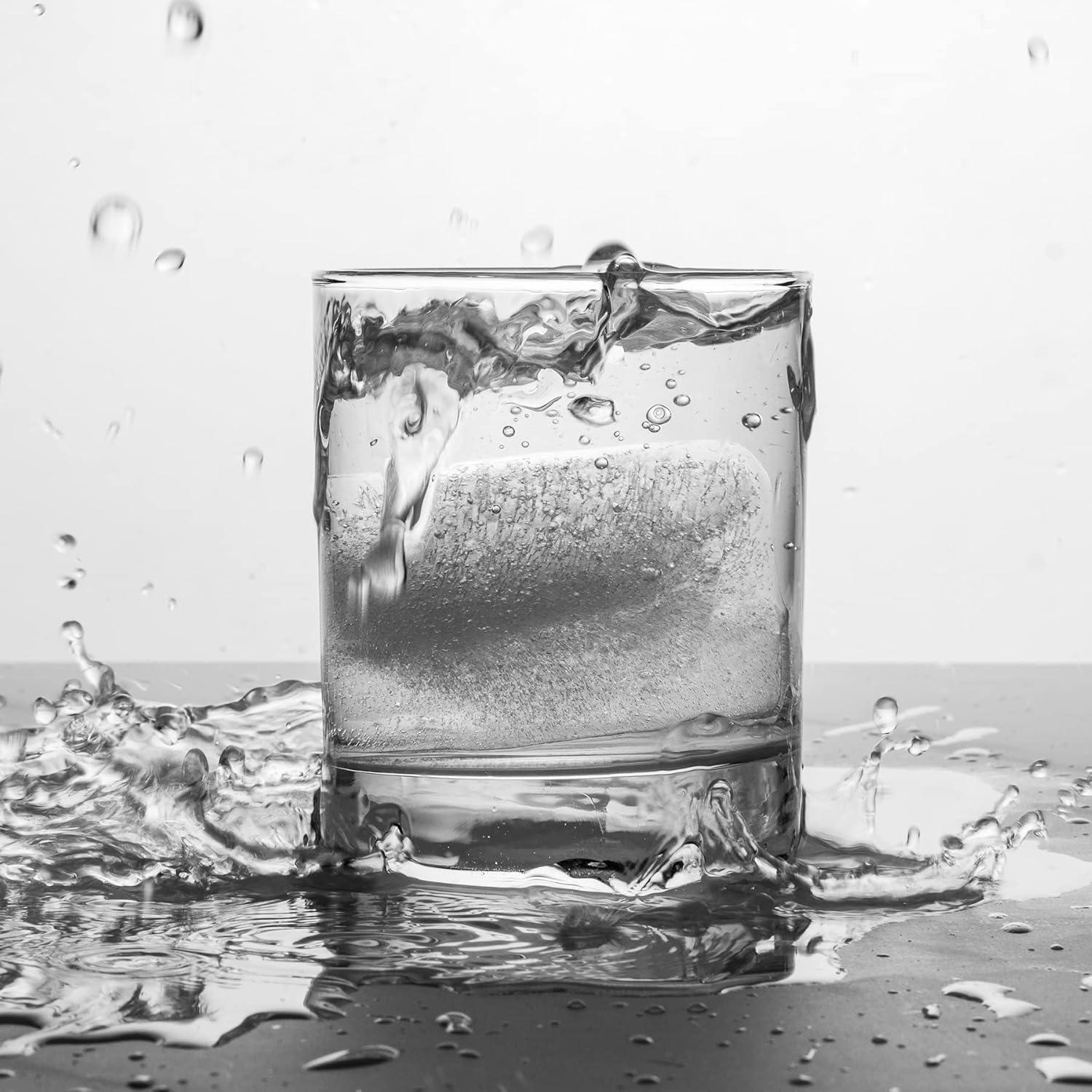 Bandeja de Hielo Grande Nax Caki con Tapa - Silicona Cuadrada